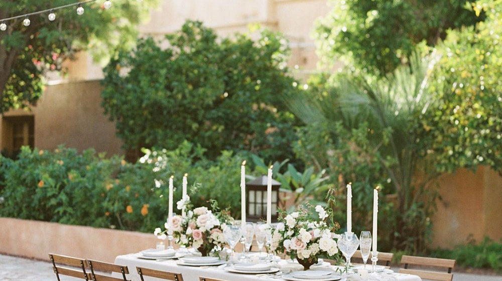 WEDDING SPARROW / Desert inspired wedding ideas with Blush Roses & European influences