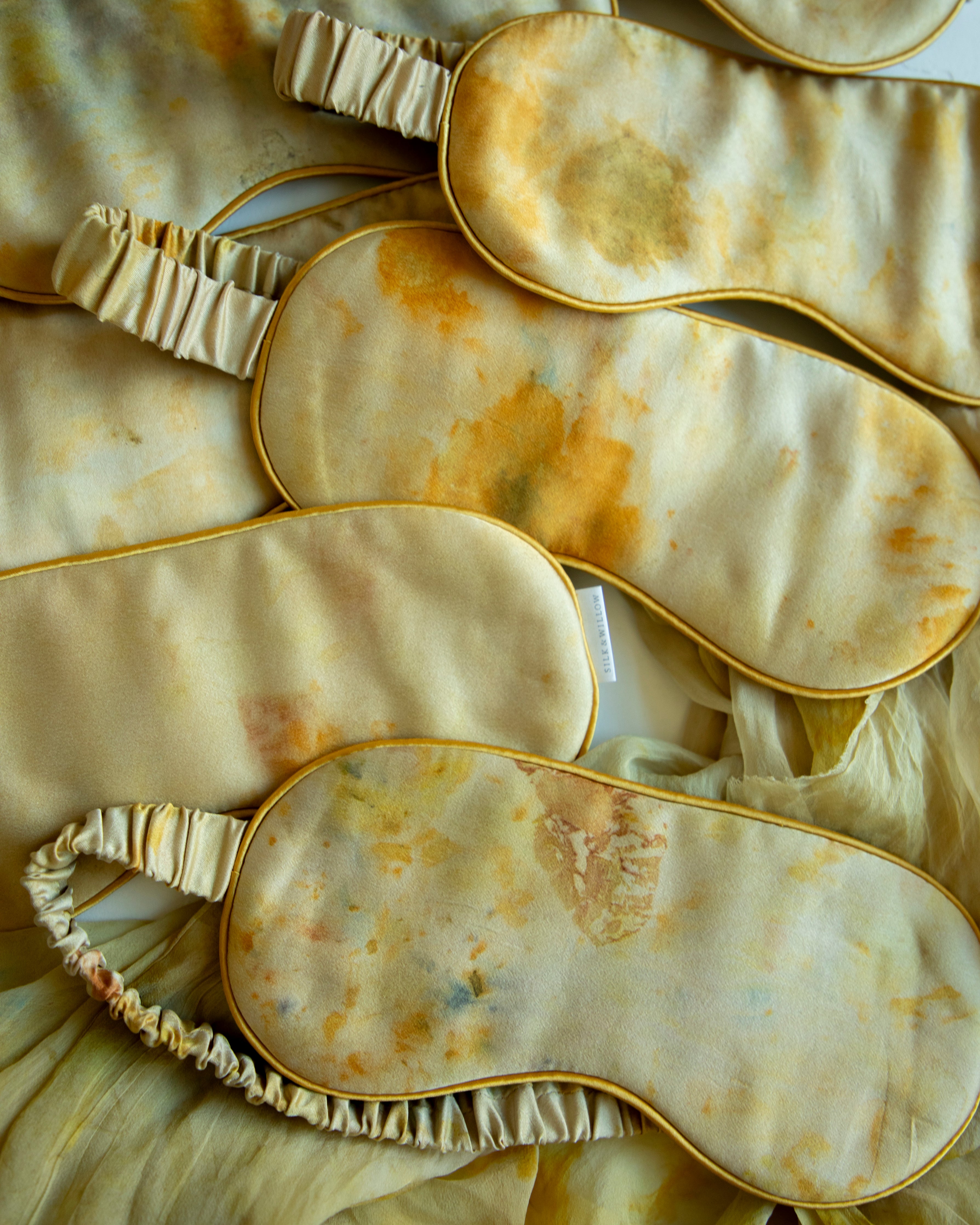 100% natural organic silk eye mask