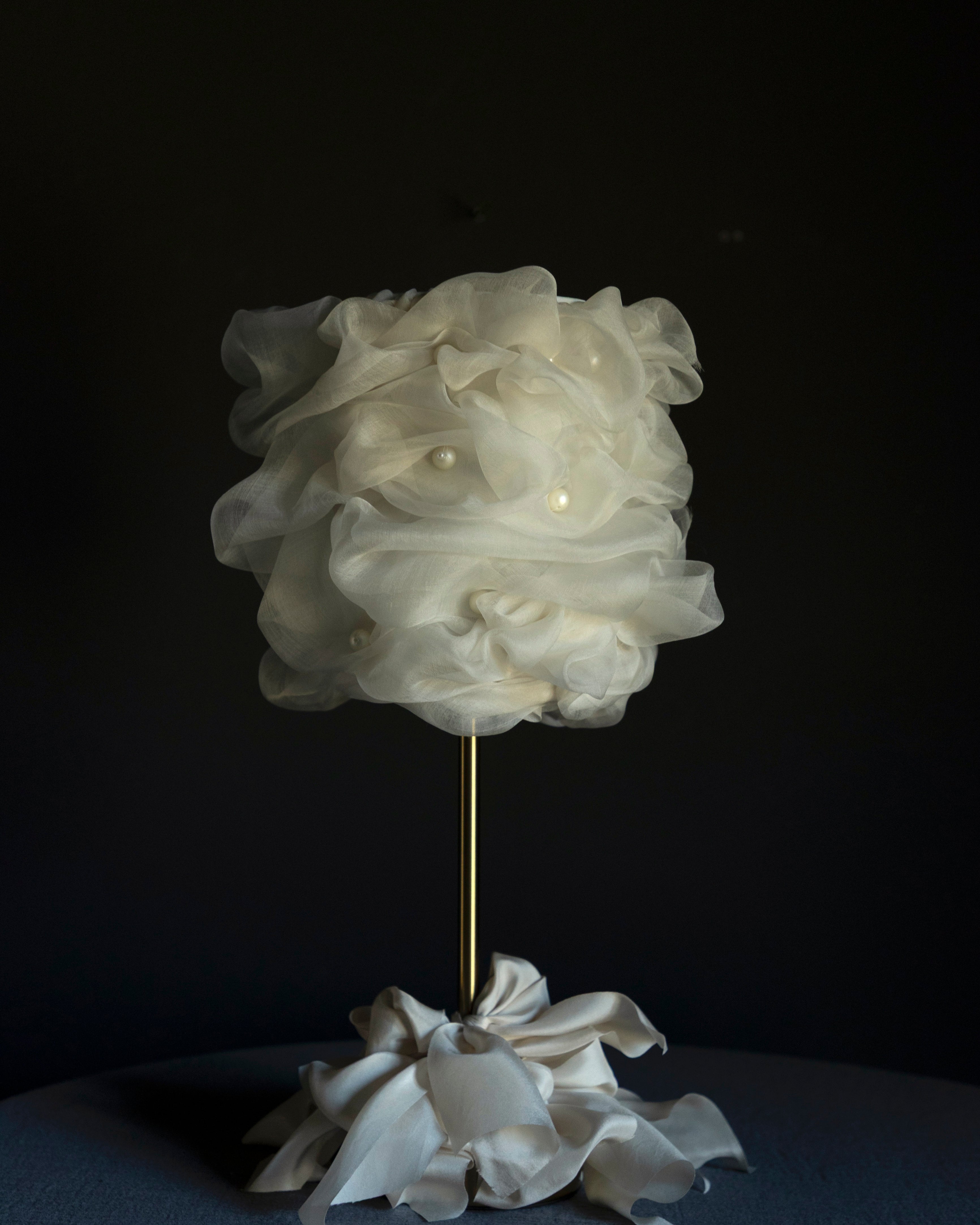 custom tabletop lamps for wedding decor. DIY lampshade for custom tabletop wedding decor