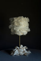 custom tabletop lamps for wedding decor. DIY lampshade for custom tabletop wedding decor