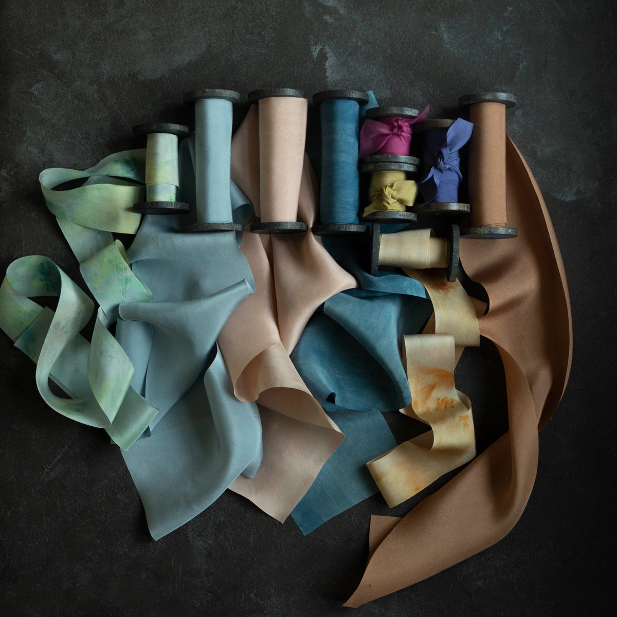 Romance Silk Ribbon Collection - British organic silk ribbon dyed with –  Lancaster & Cornish
