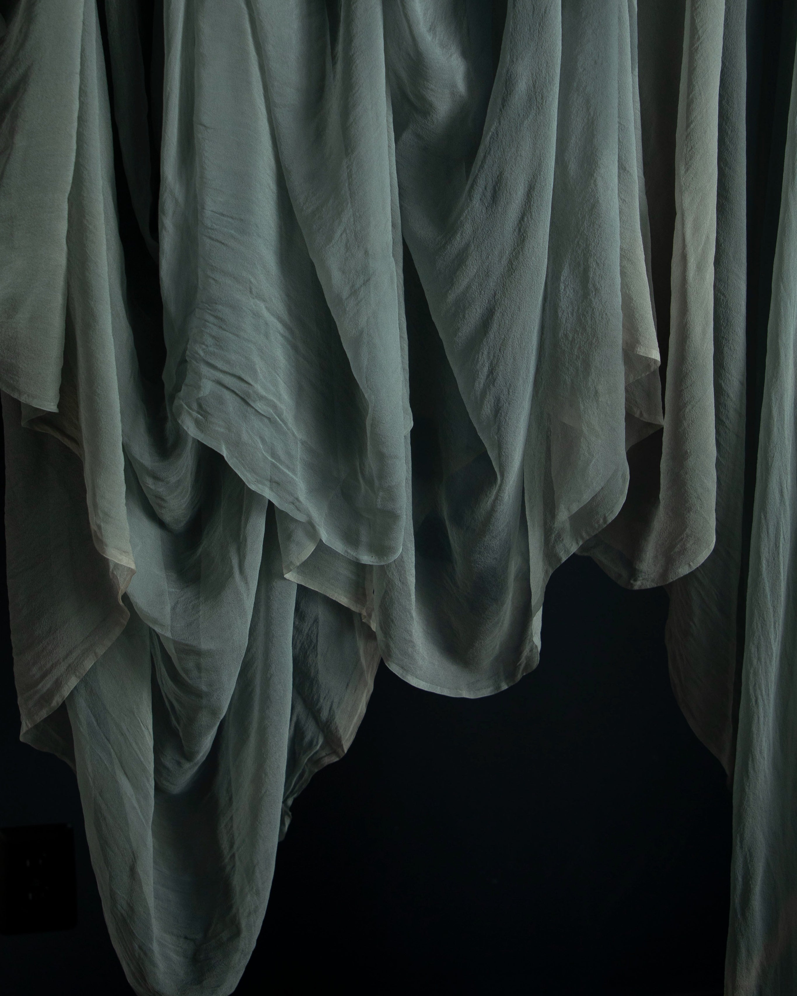 silk styling textiles naturally dyed by silk and willow for wedding decor