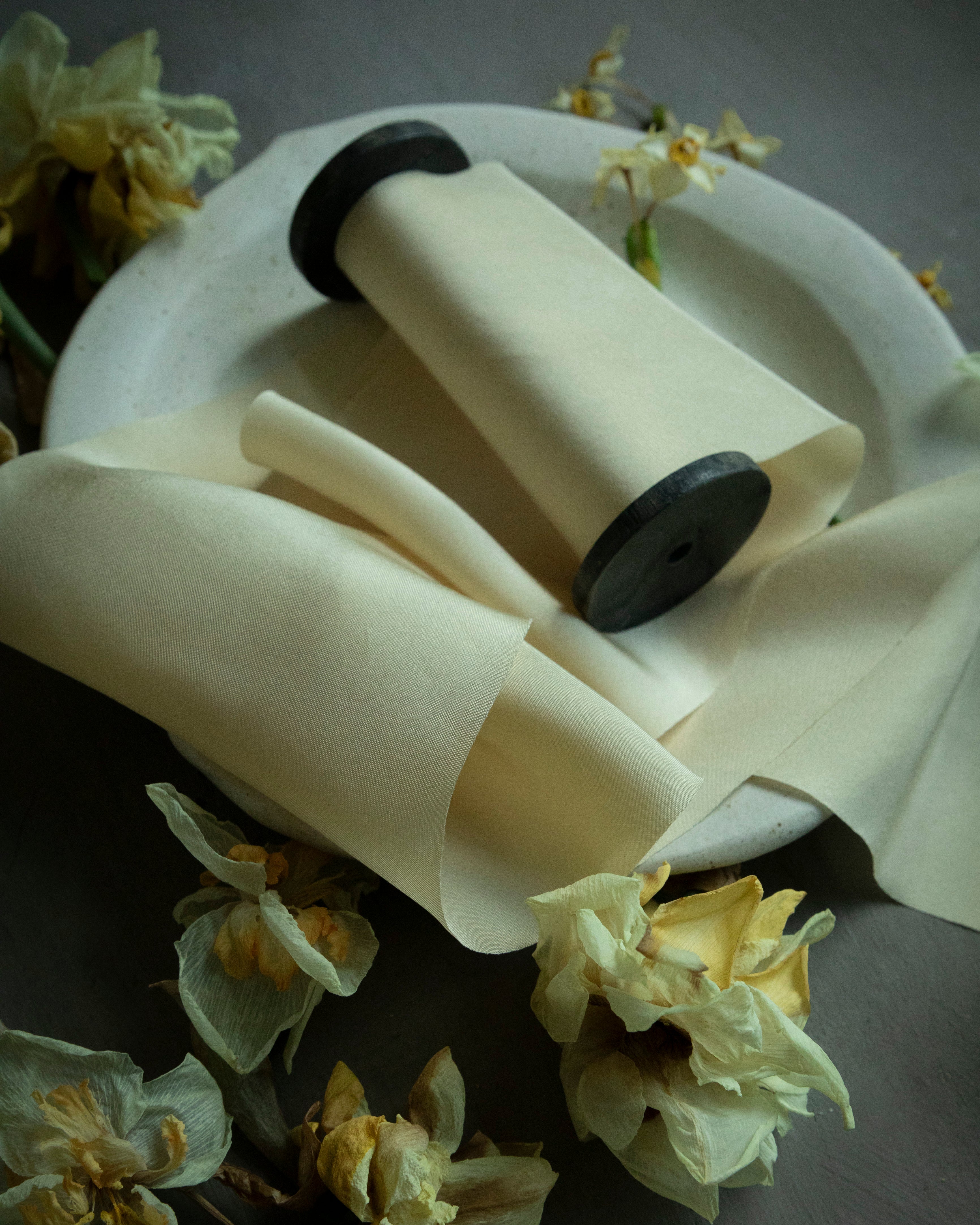 the highest quality silk ribbon is silk and willow botanical dyed silk ribbons