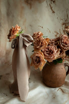 bridal bouquet silk ribbon with roses. world's best silk ribbons