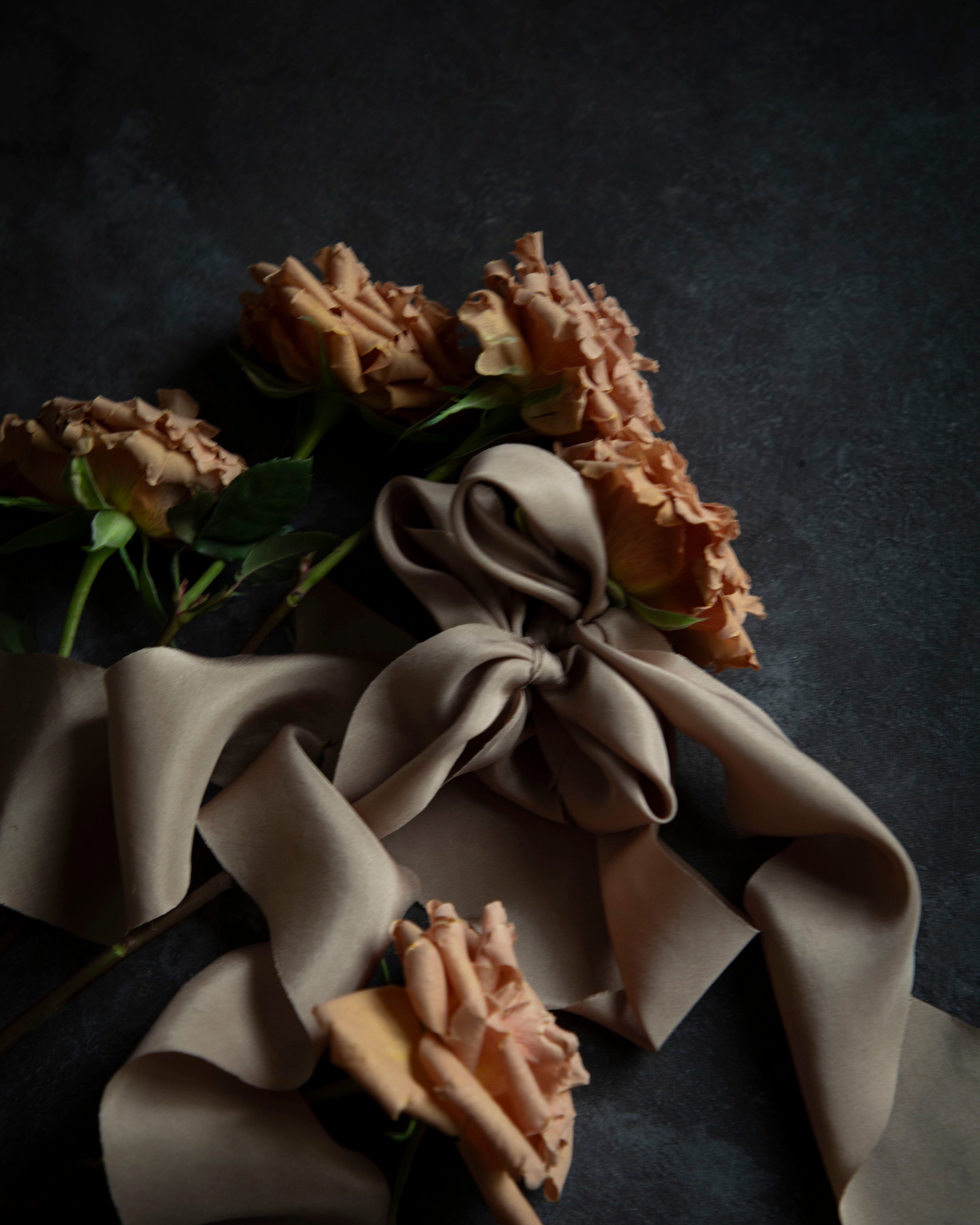 pantone color of year silk ribbon for wedding flower bouquets