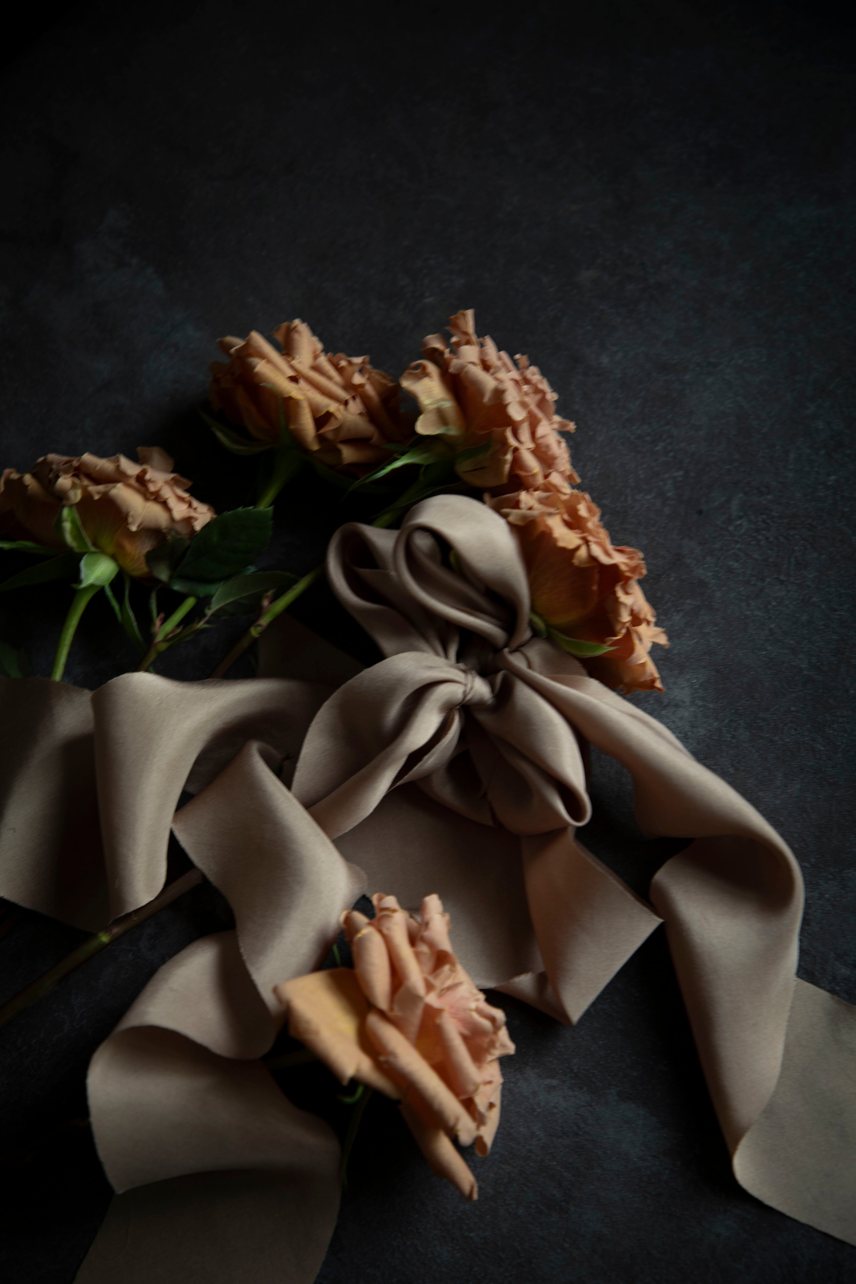 pantone color of year silk ribbon for wedding flower bouquets