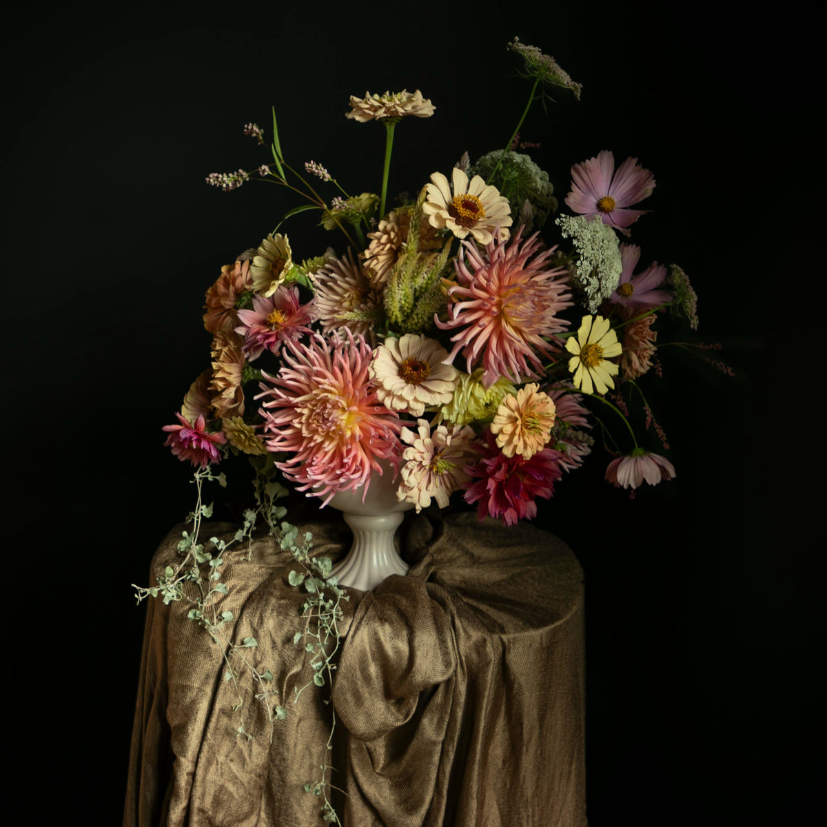 Vegan Silk {100 Plant Based Banana Fabric} / Copper Rose or Champagne