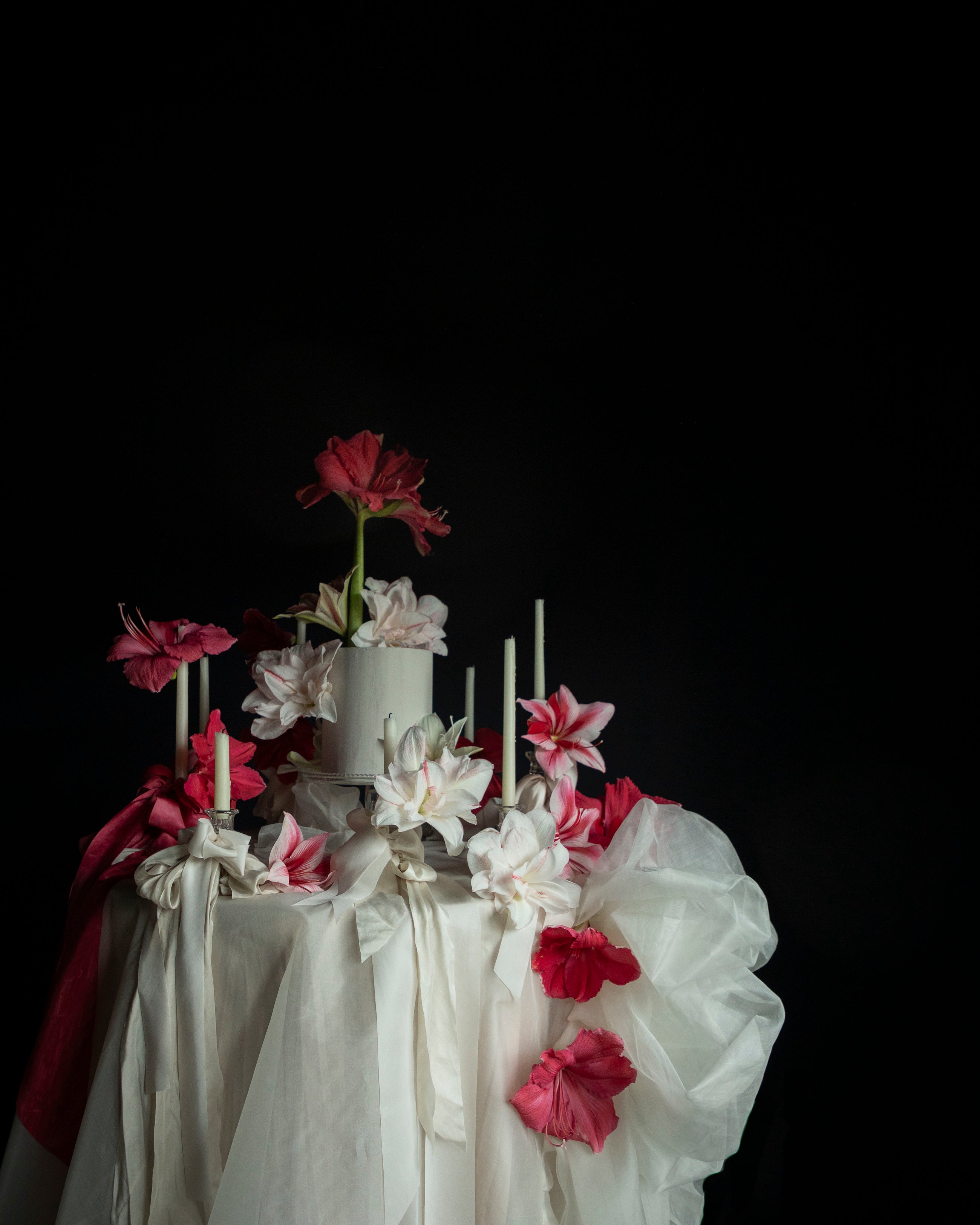 custom table linens. Silk and Willow bespoke silk table overlay