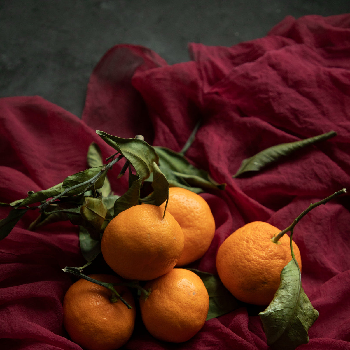 Cranberry {Sheer Silk Runner} Silk & Willow