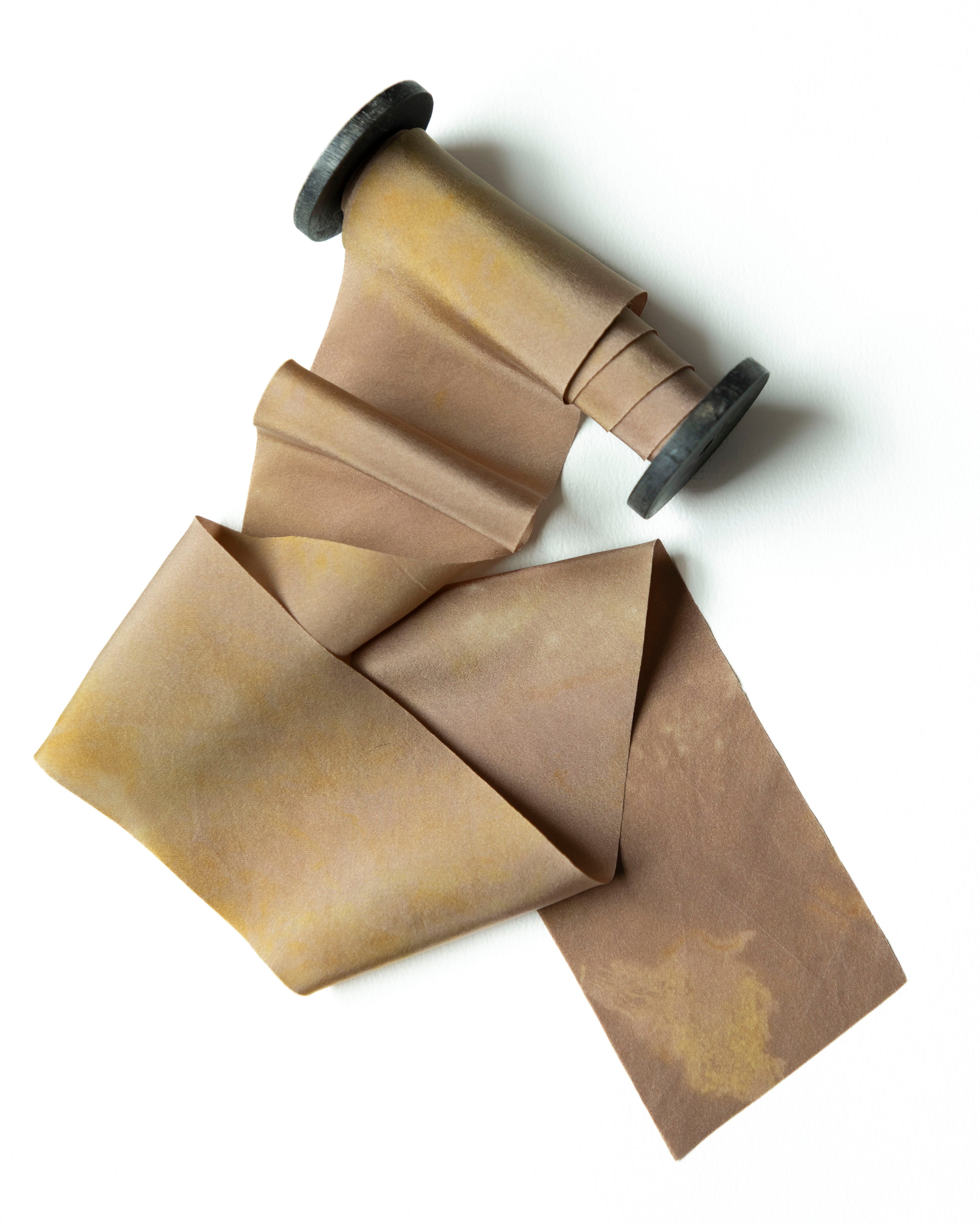 hand dyed silk ribbon for bridal bouquets