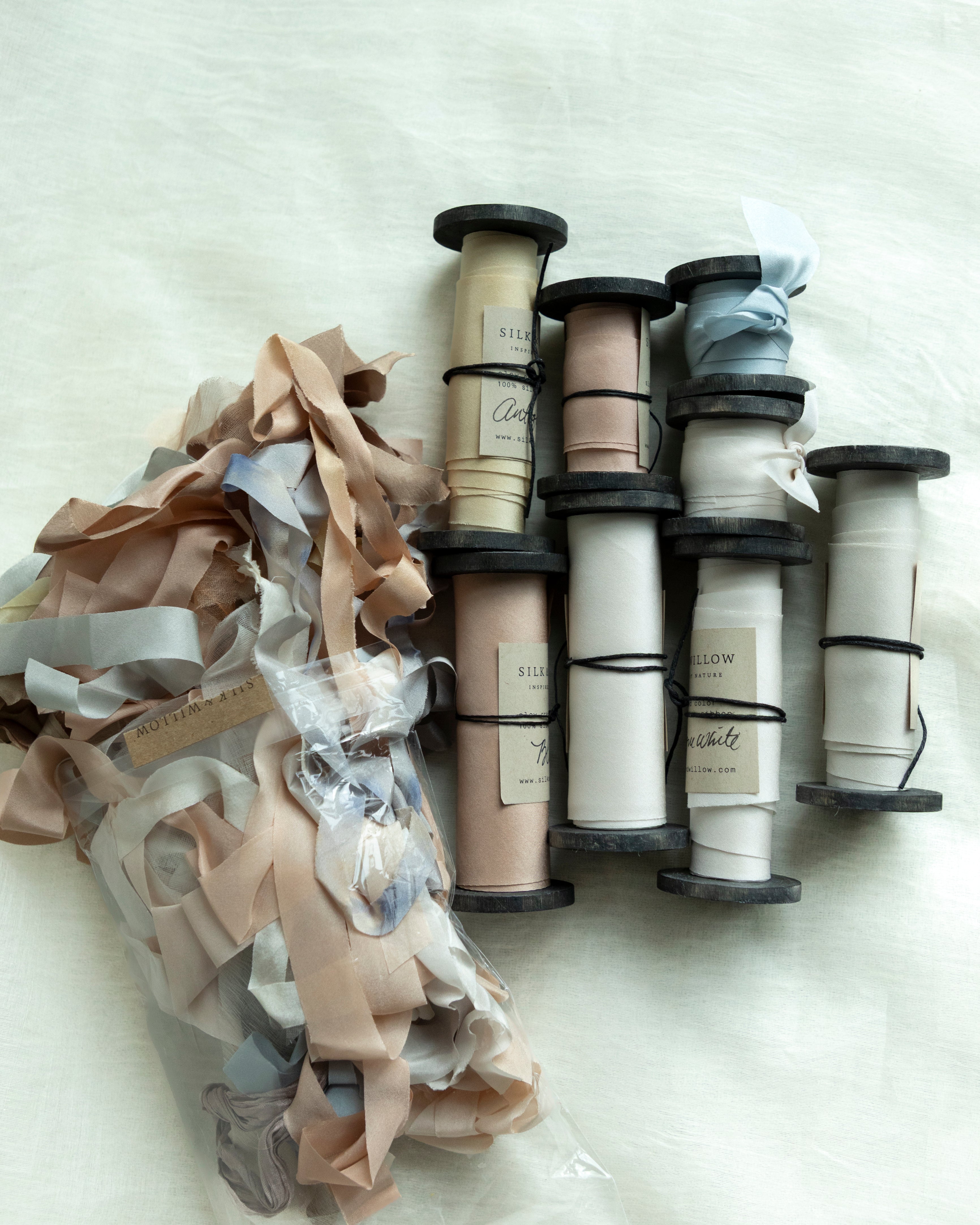 every thing you need to start your florist business. florist ribbon started kit. ribbon collection for wedding florists