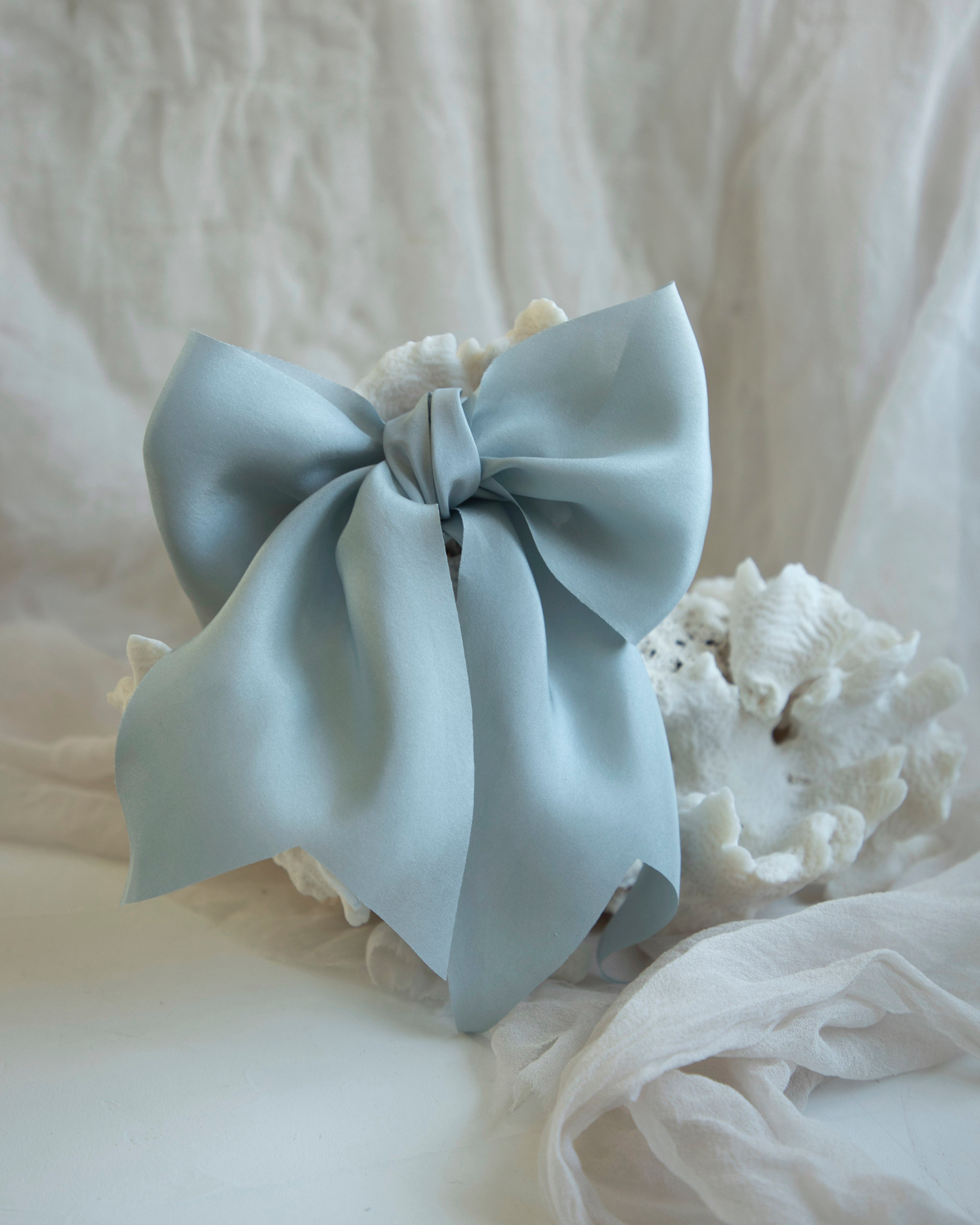french blue silk ribbon