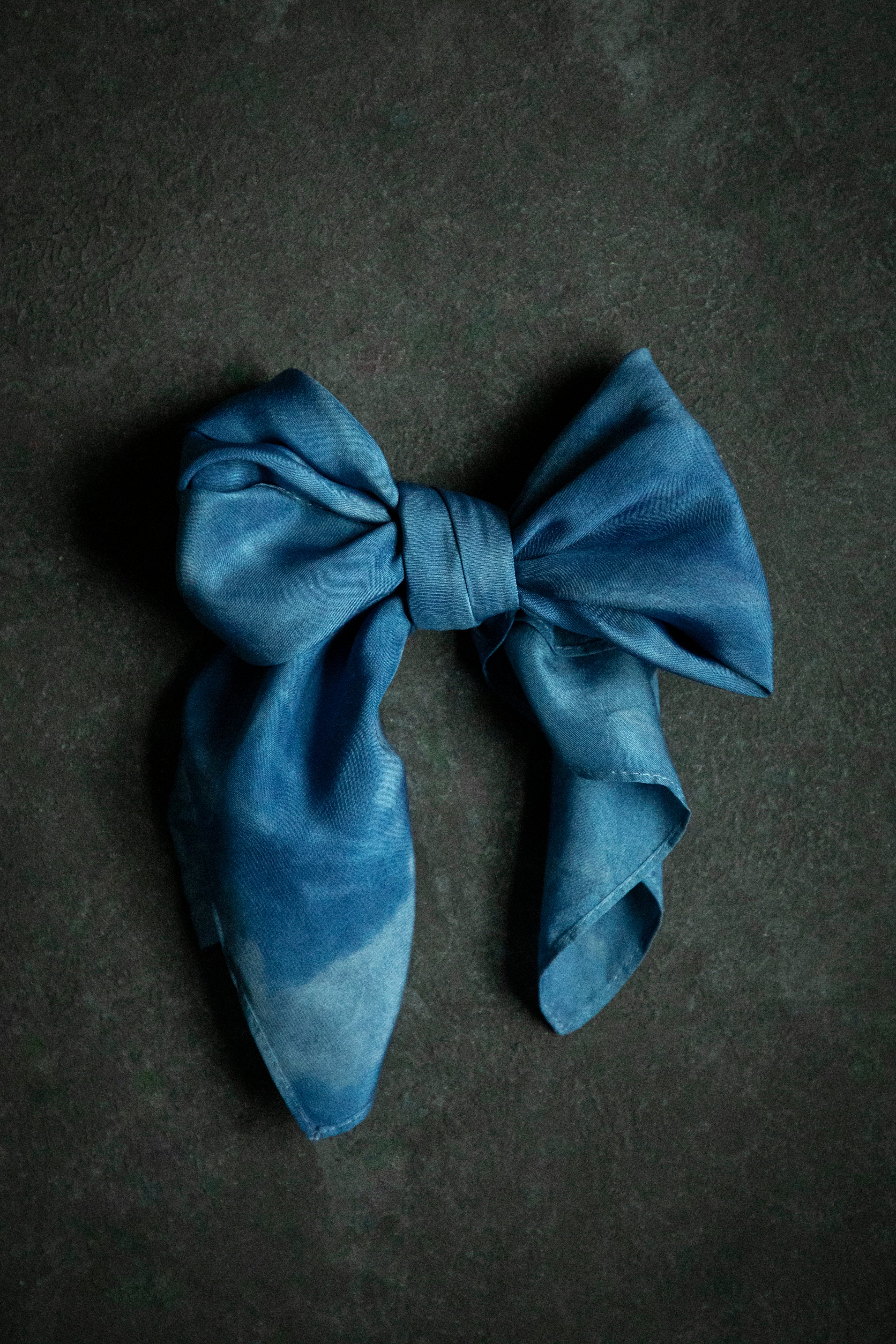 Original Eco-Print Silk Scarf 19 x 19