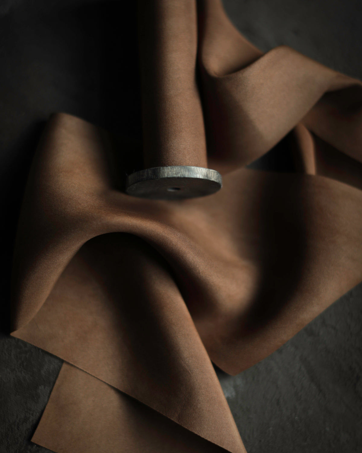 mocha silk ribbon
