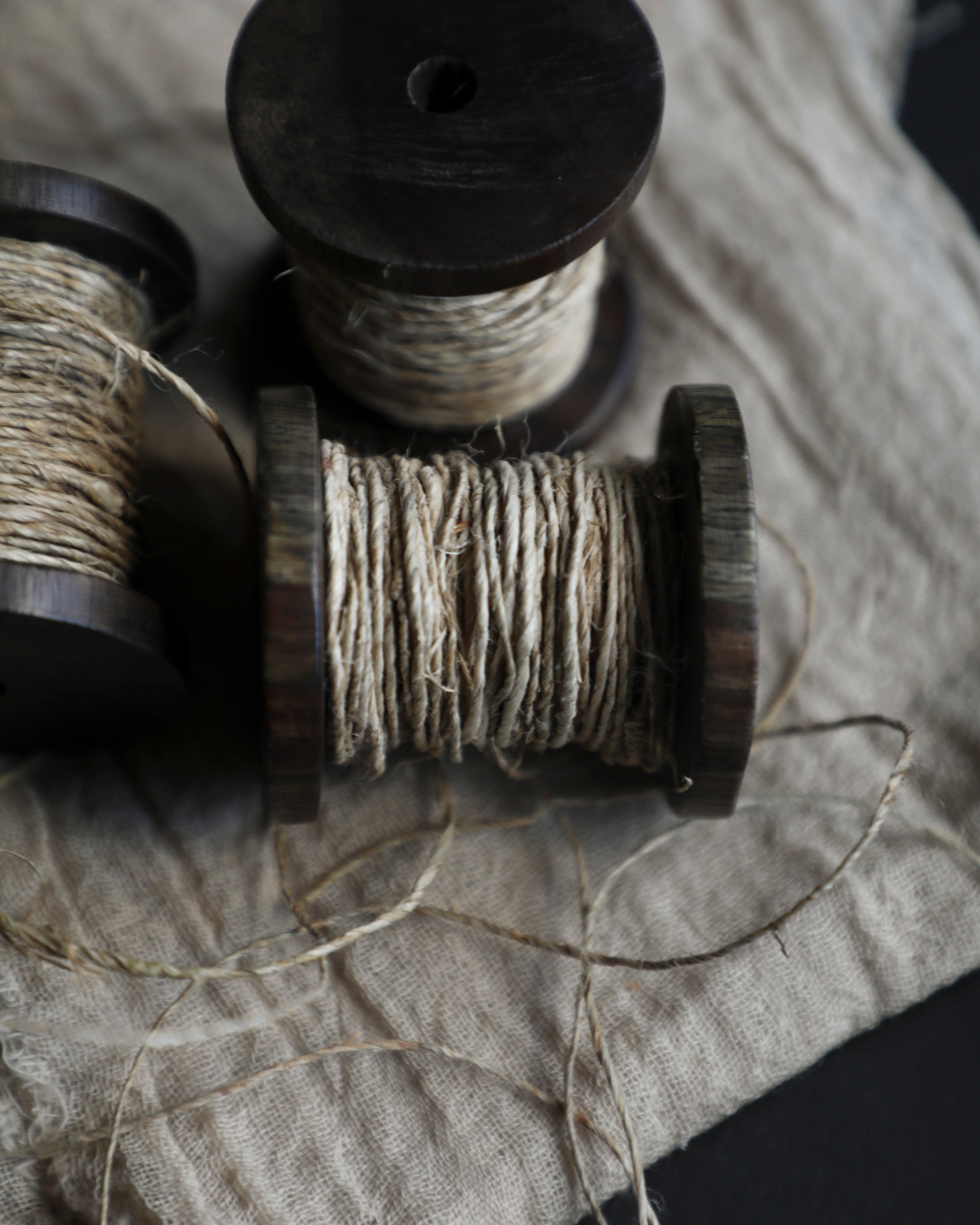 hemp twine on spool