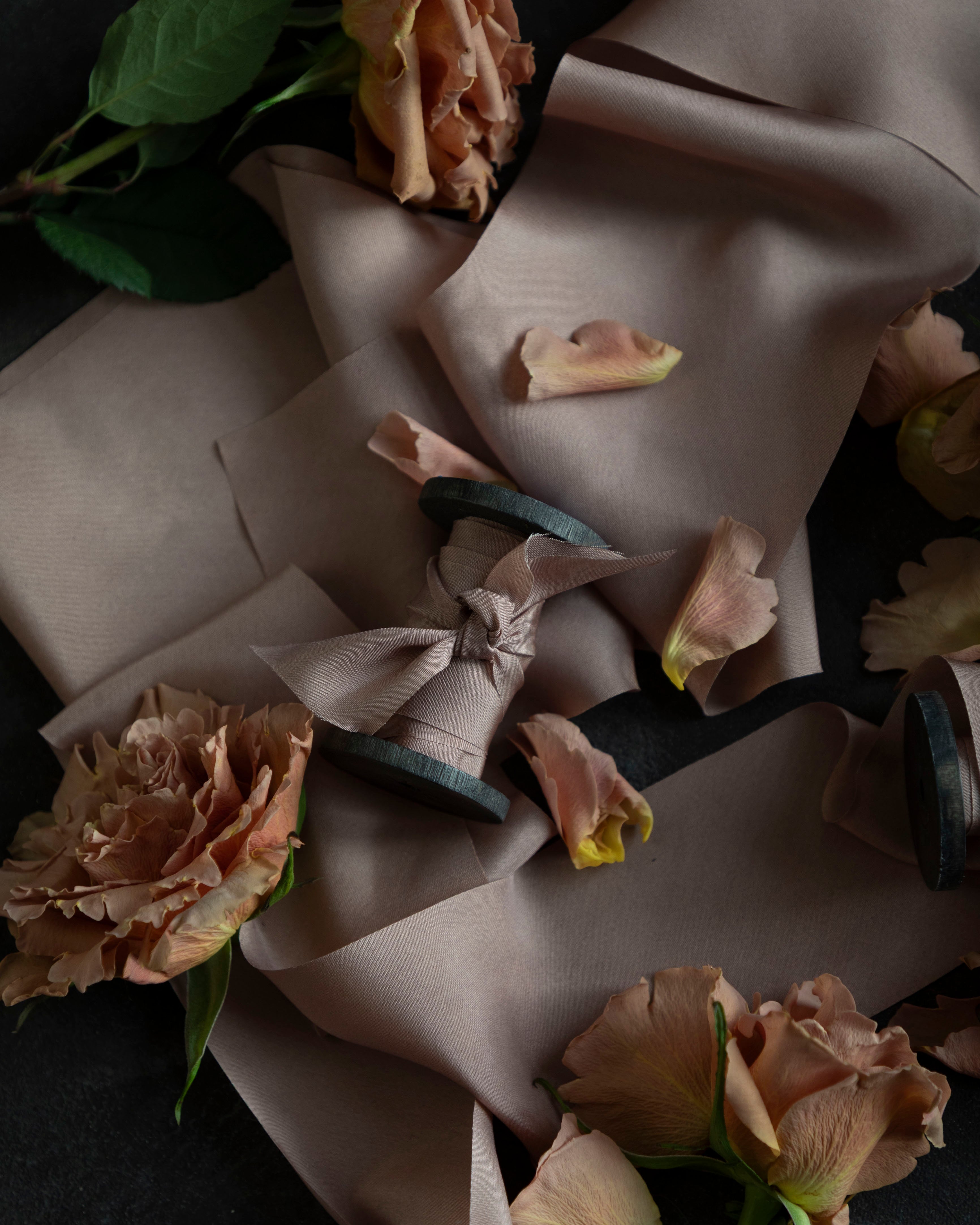 the best bridal bouquet silk ribbon hand dyed by silk & willow