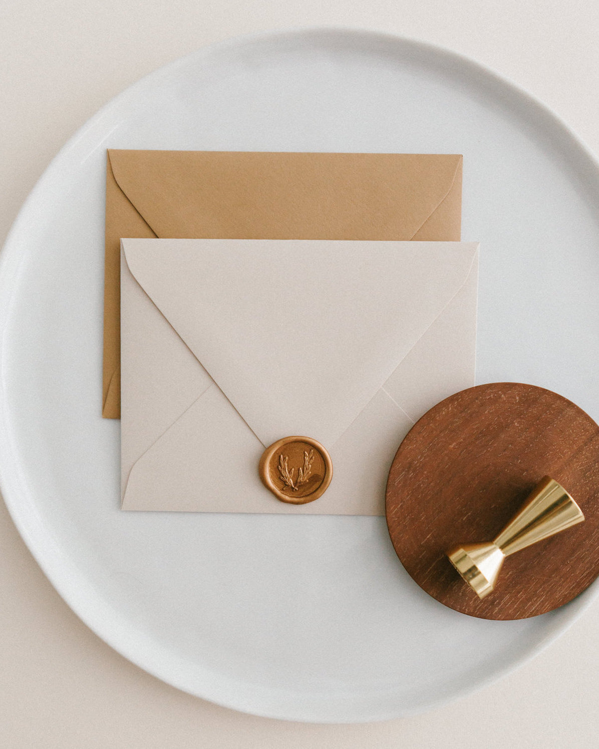 written word calligraphy, wax seal set, handmade invitations