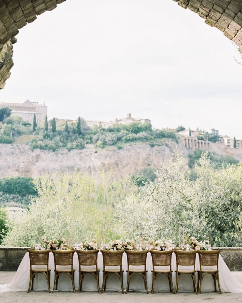 custom wedding head table