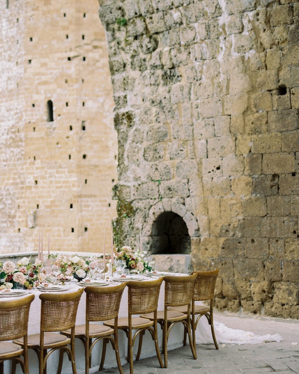 wedding event decor, silk and willow custom wedding head table design