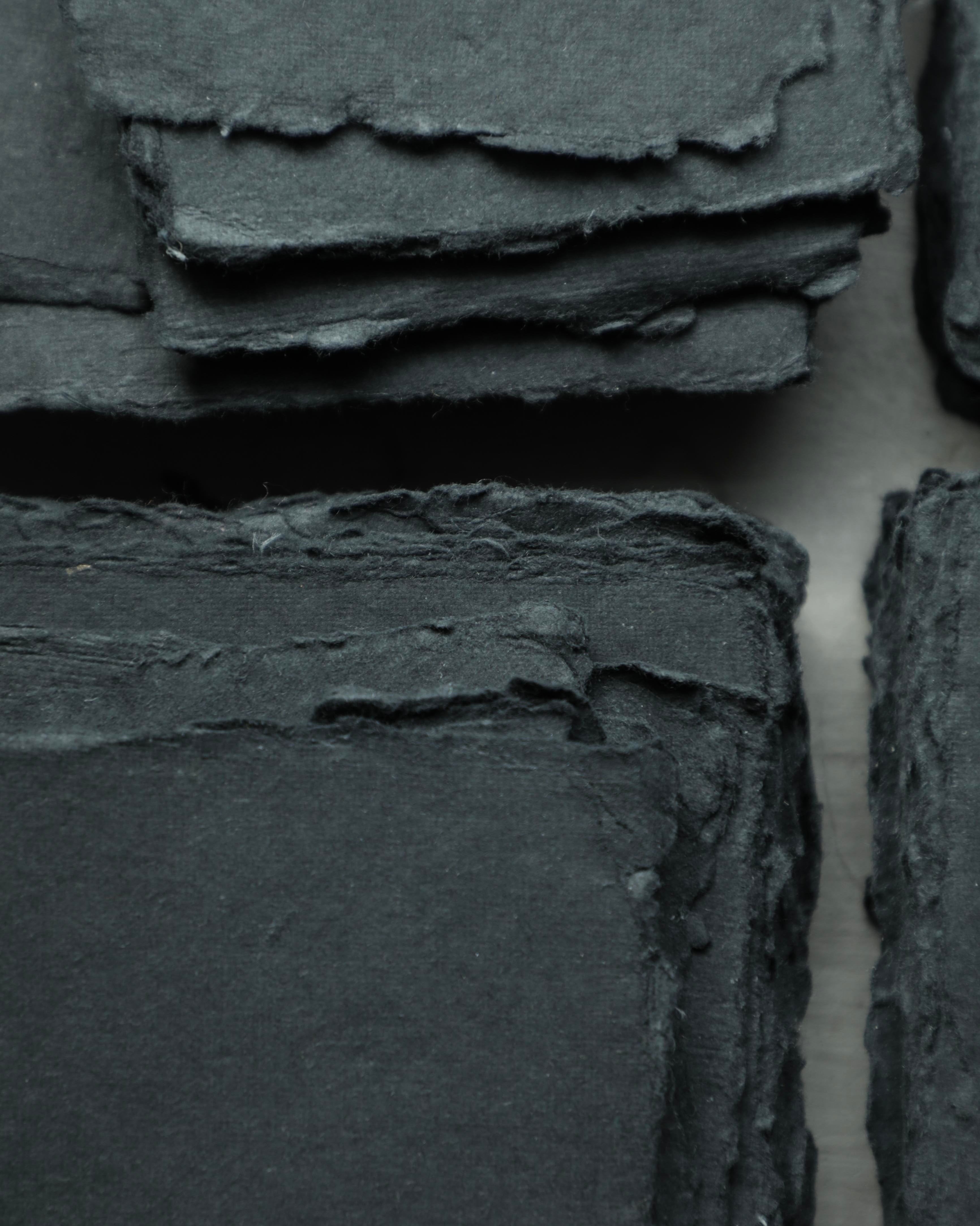 handmade paper black