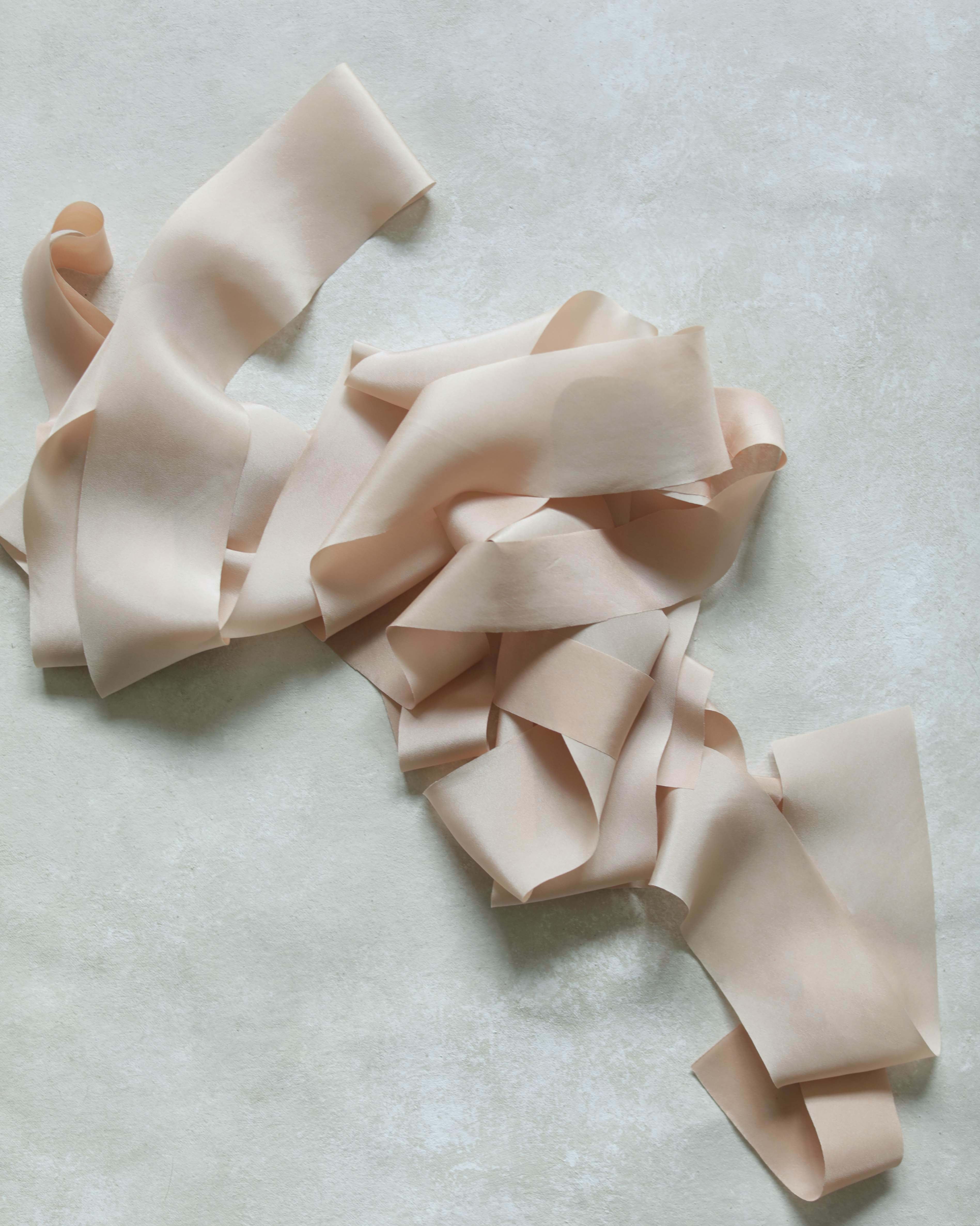 blush silk ribbon