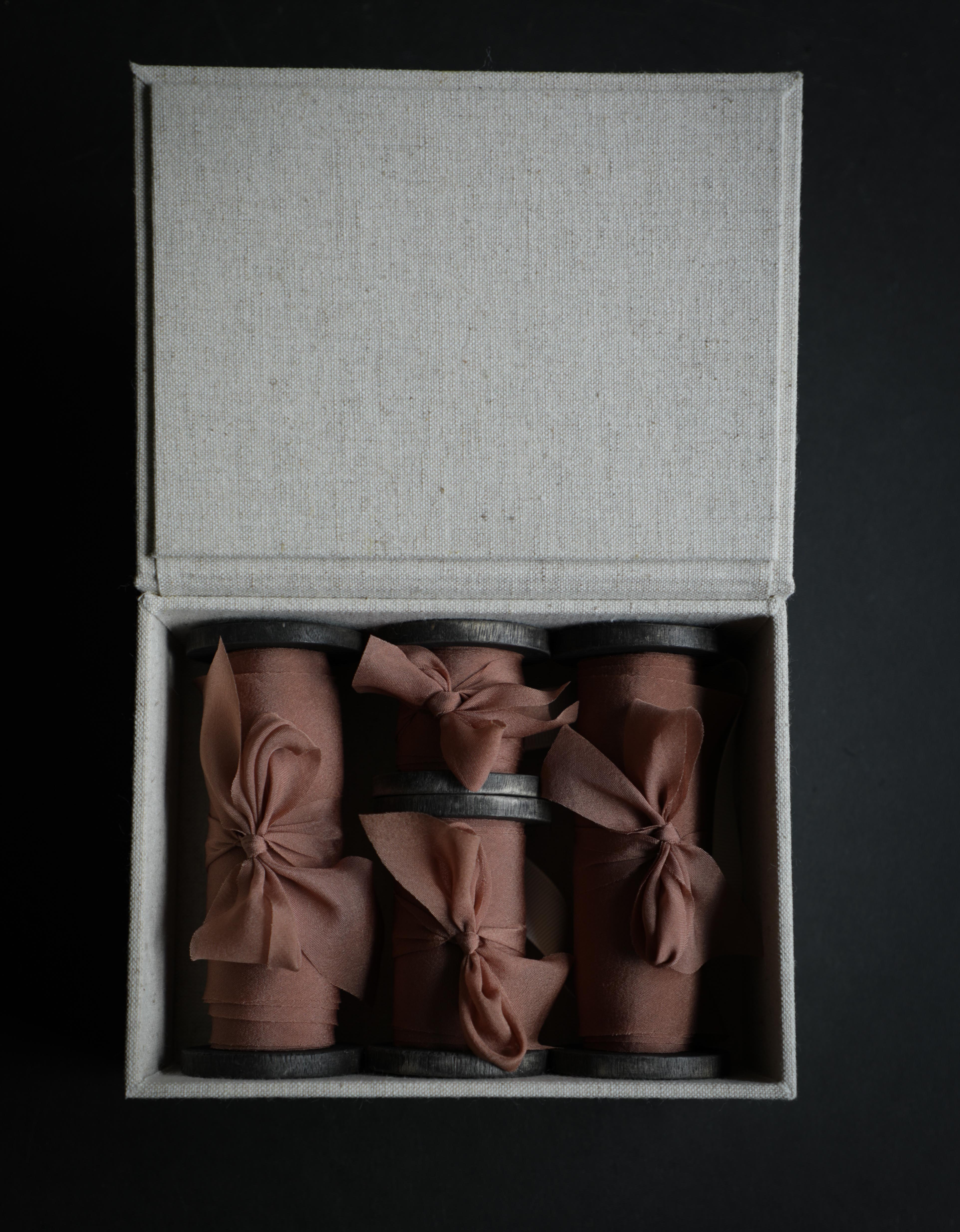 silk ribbon, silk bridal bouquet ribbon, silk & willow