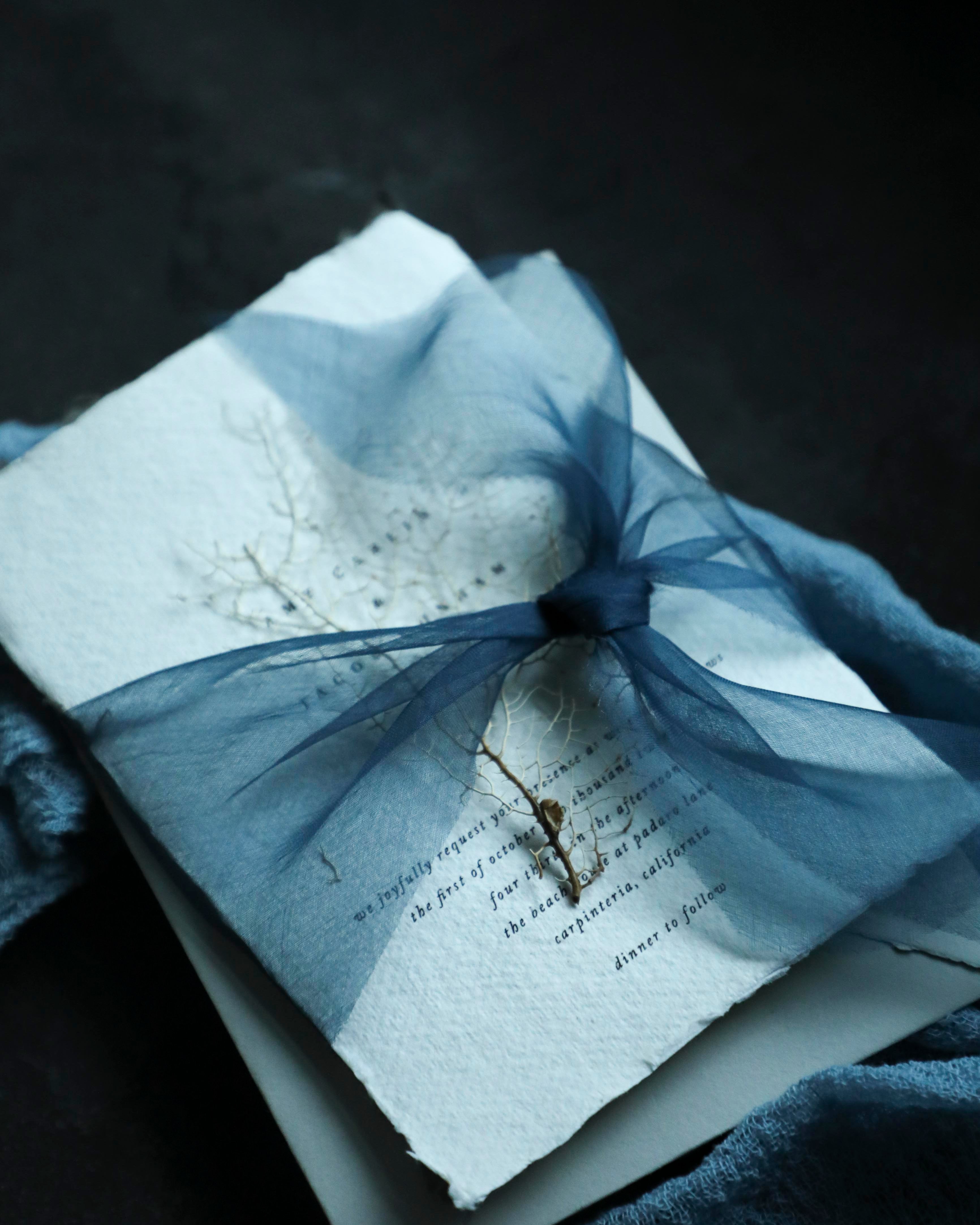 DIY handmade wedding invitation print with laser printer