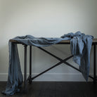 indigo dyed table linens, silkandwillow, Silk & Willow, Plant dyed table linens, Table decor, home decor, event decor