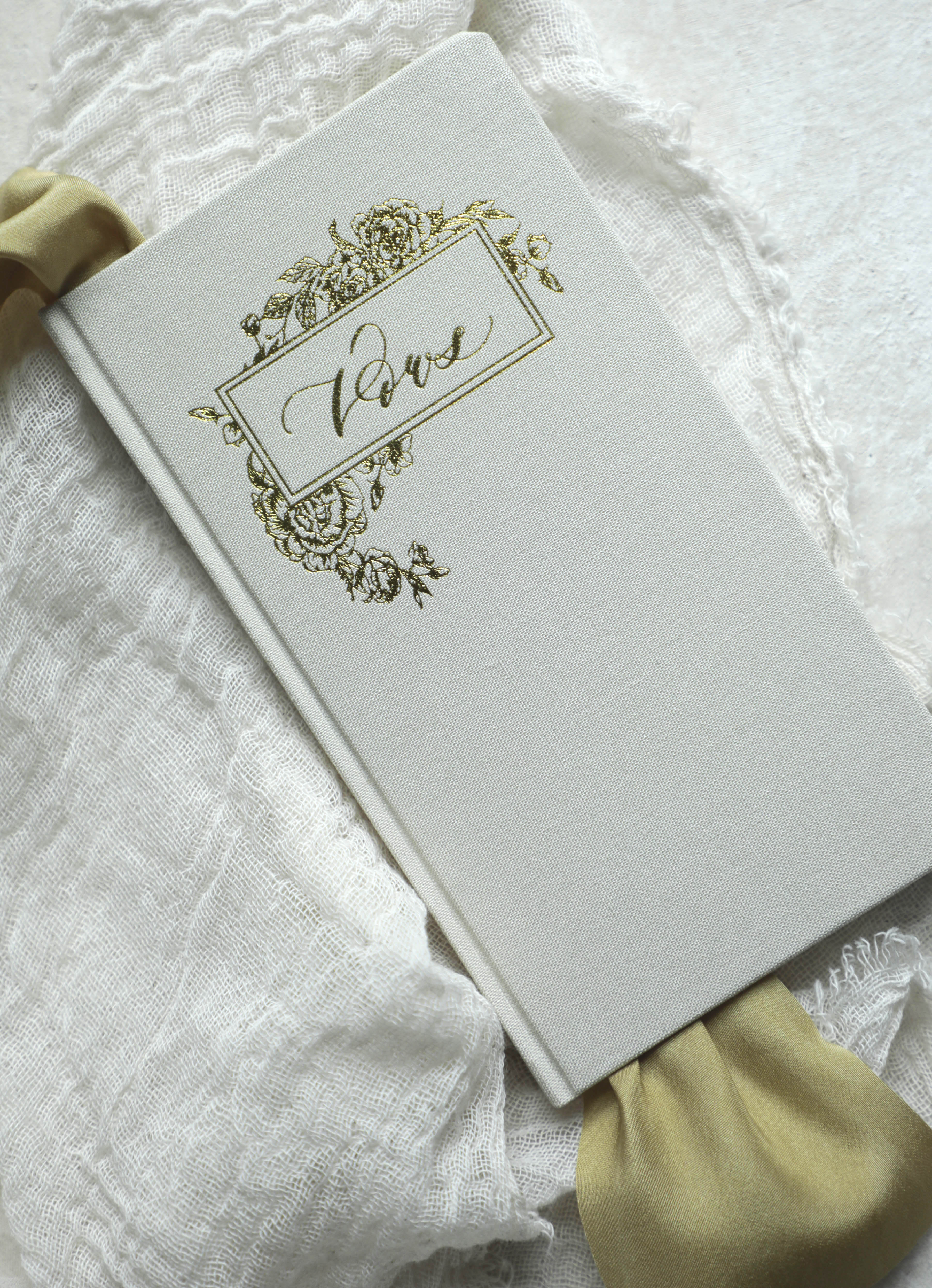 custom wedding vow books