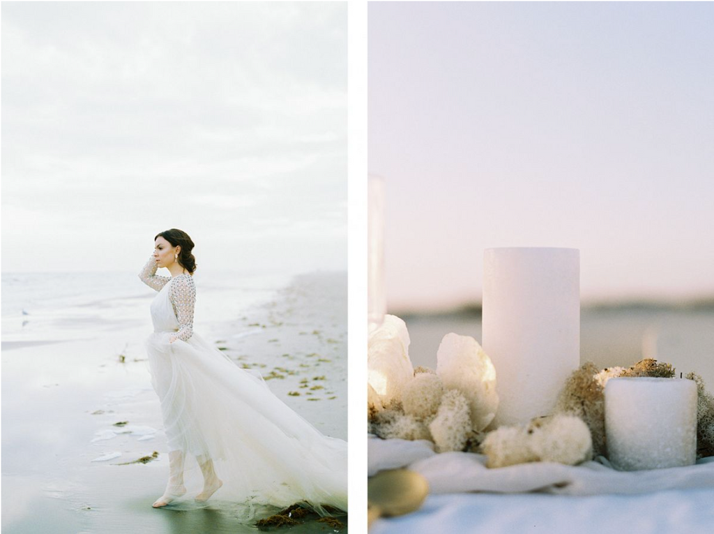 WEDDING SPARROW | Texas Winter Beach Wedding Inspiration