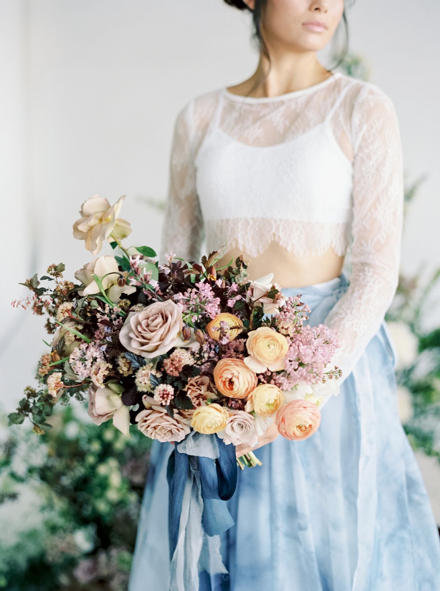 STYLE ME PRETTY / Urban Watercolor Inspired shoot