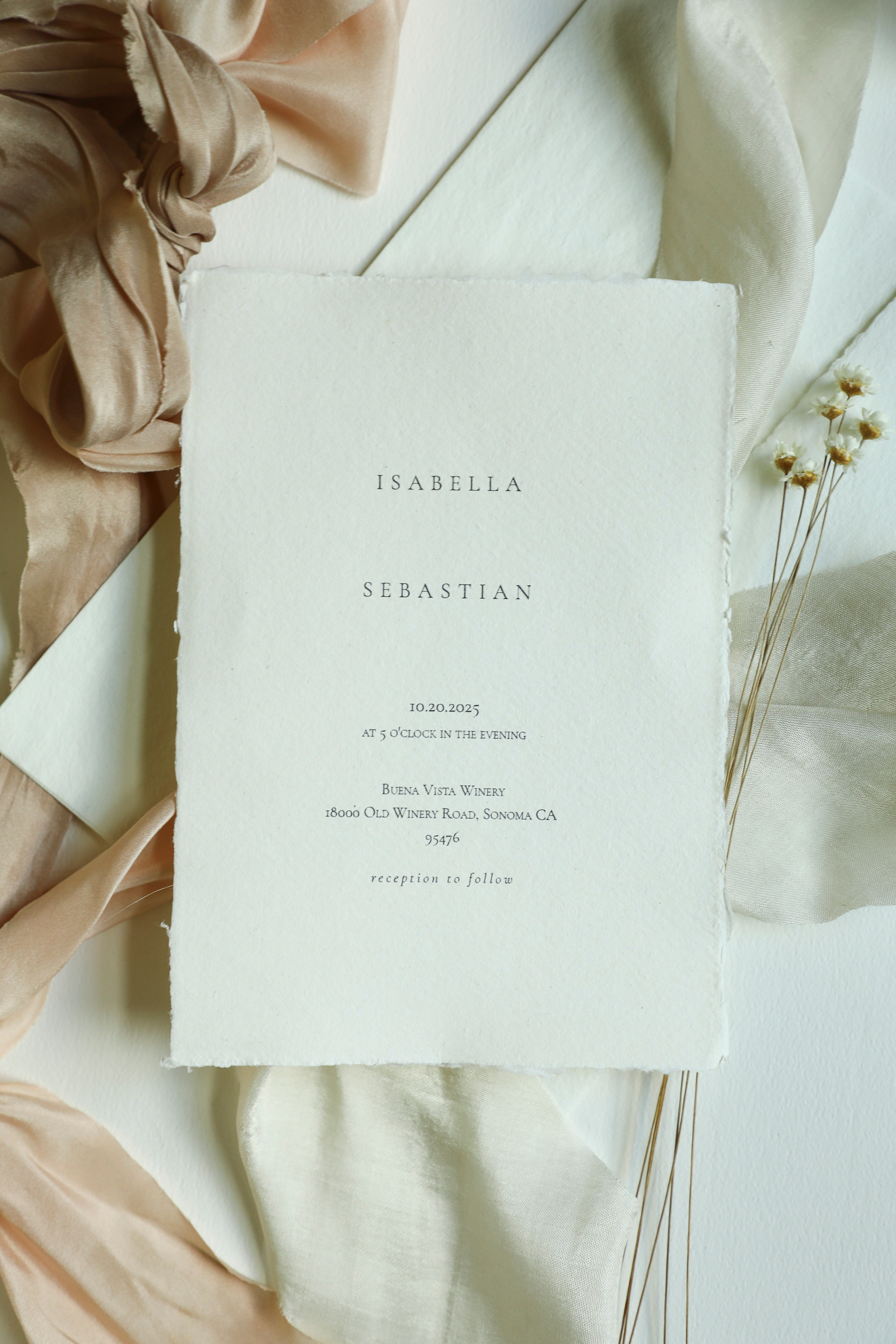 handmade paper wedding invitations. diy wedding invitation suite