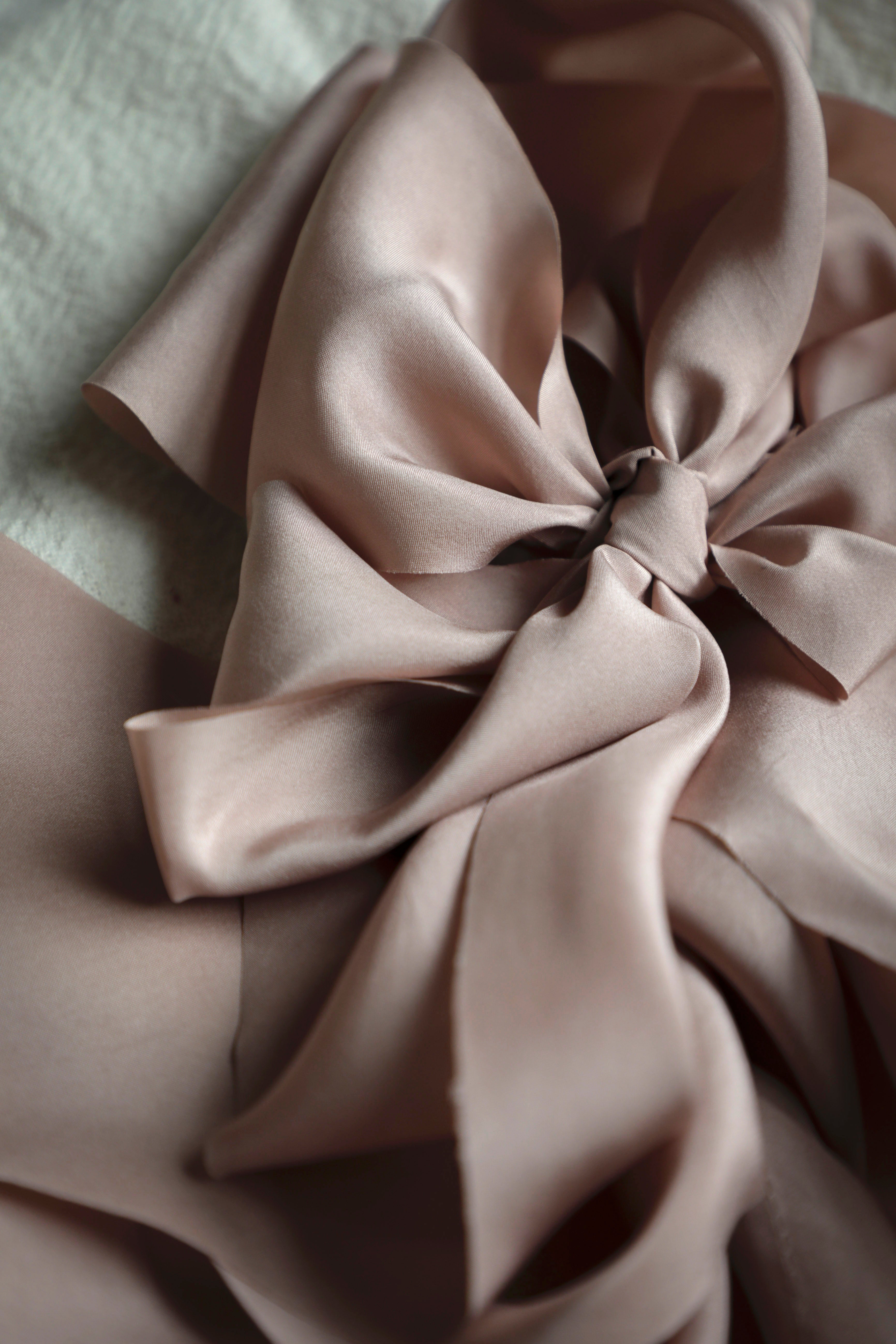 Rose Quartz - Dual Texture Silk Ribbon