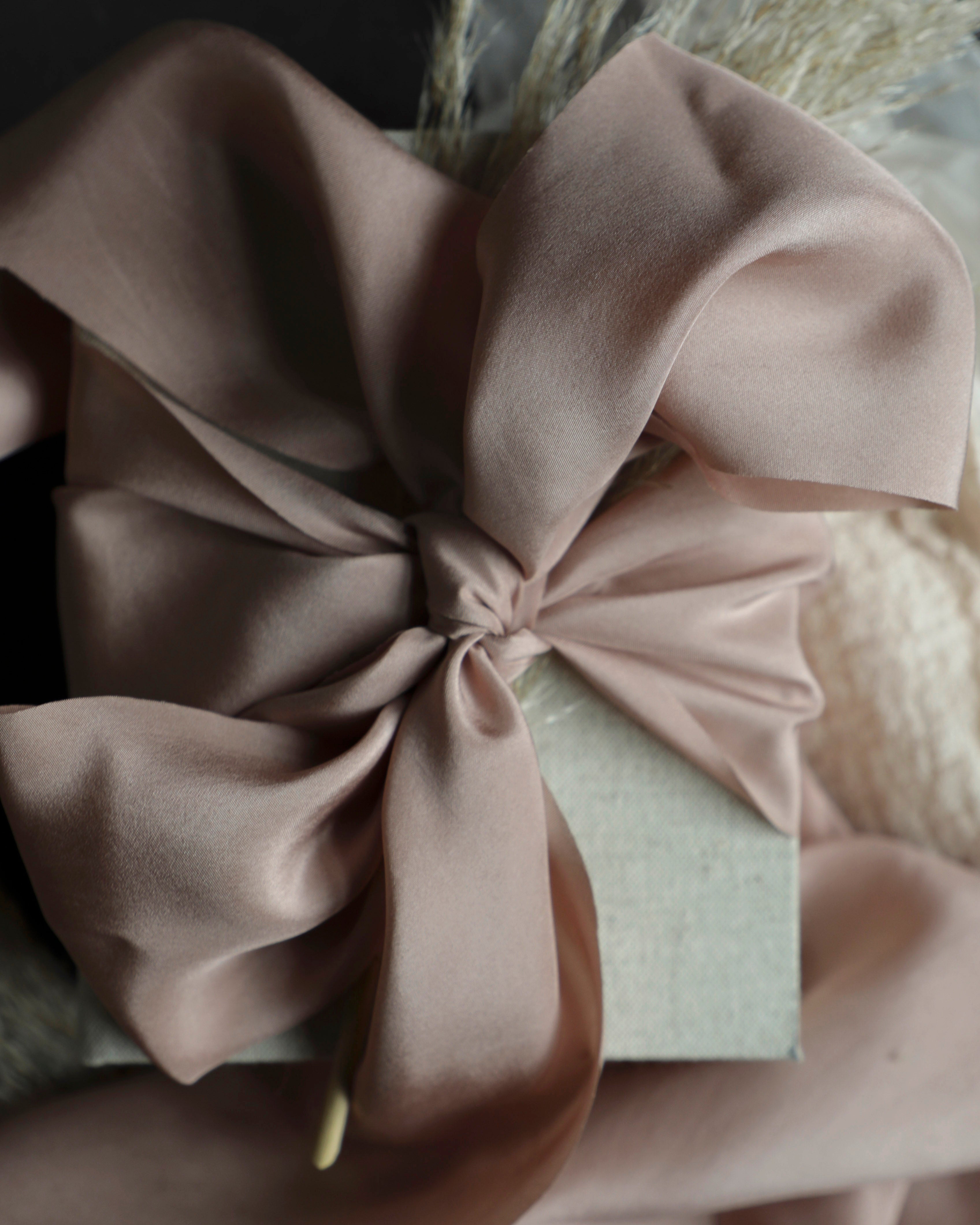 pink silk ribbon for fairytale weddings