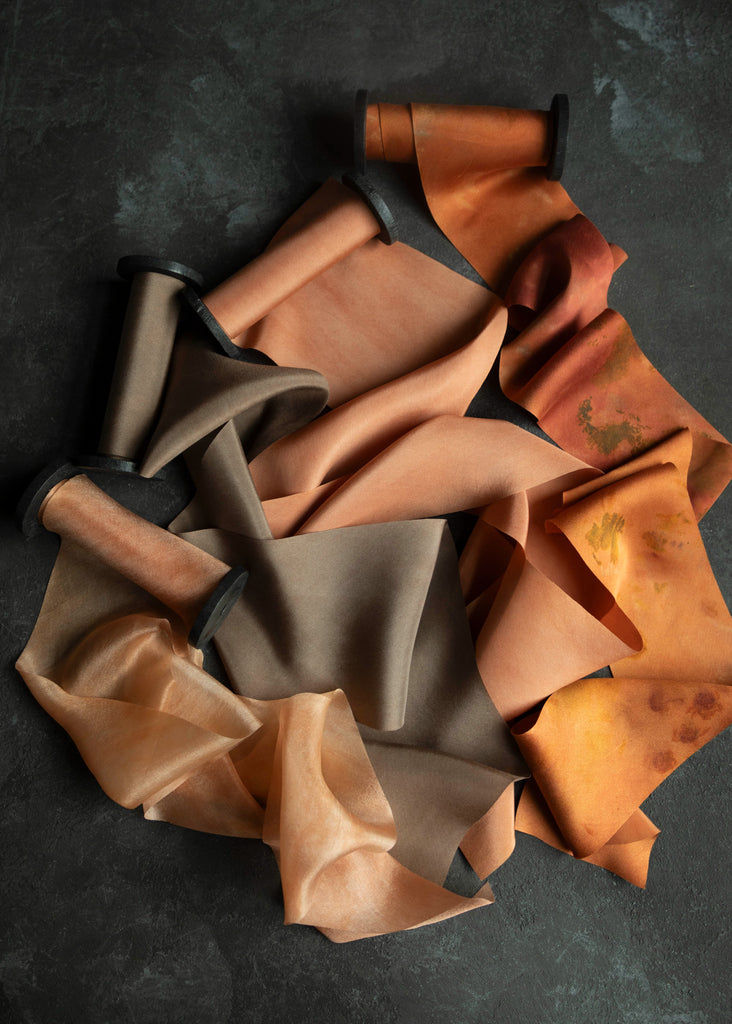 unique one-of-a-kind bridal bouquet ribbon fall color palette