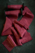 red christmas silk ribbon for gift wrapping 