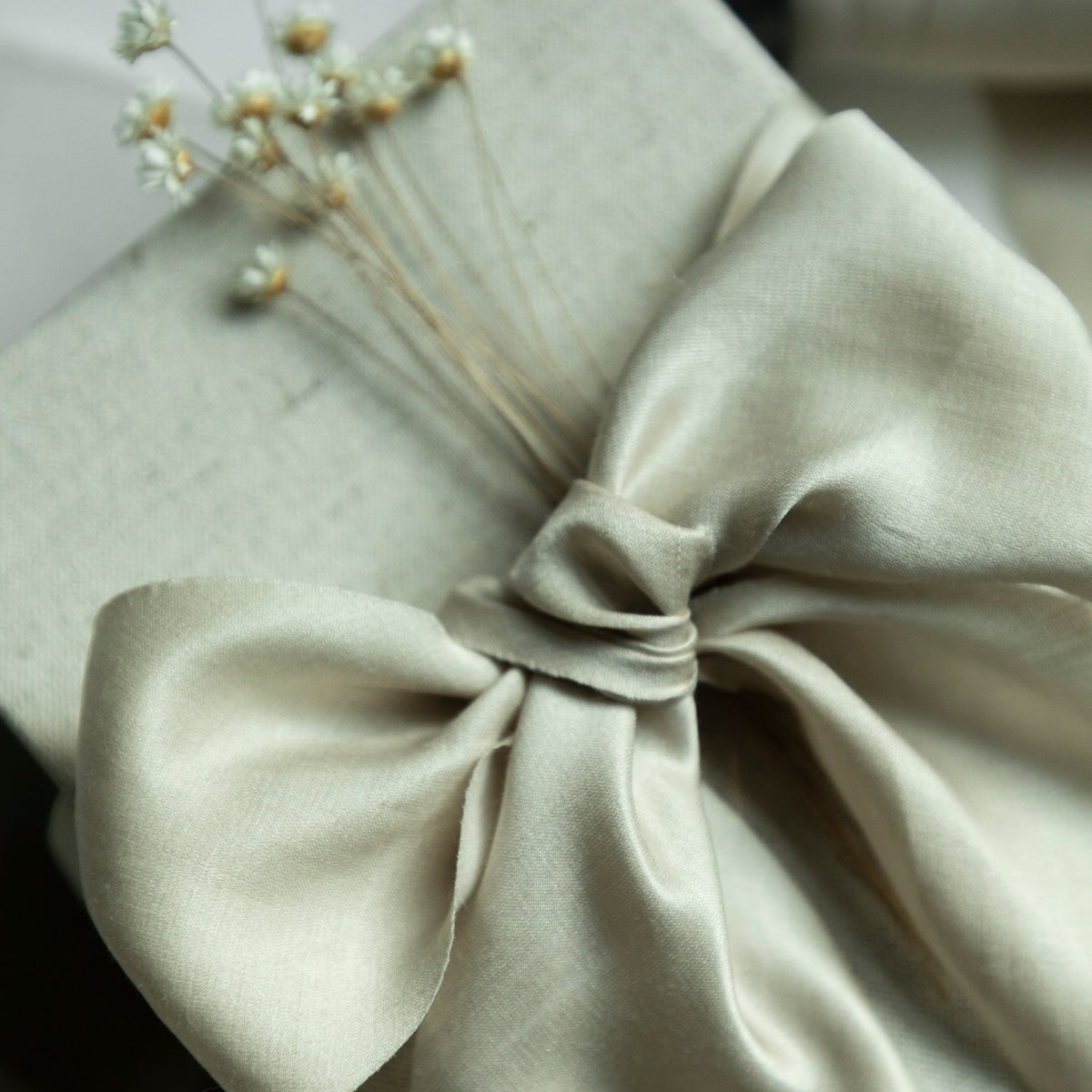 Golden Champagne Silk+Cotton Blend Ribbon – Silk & Willow