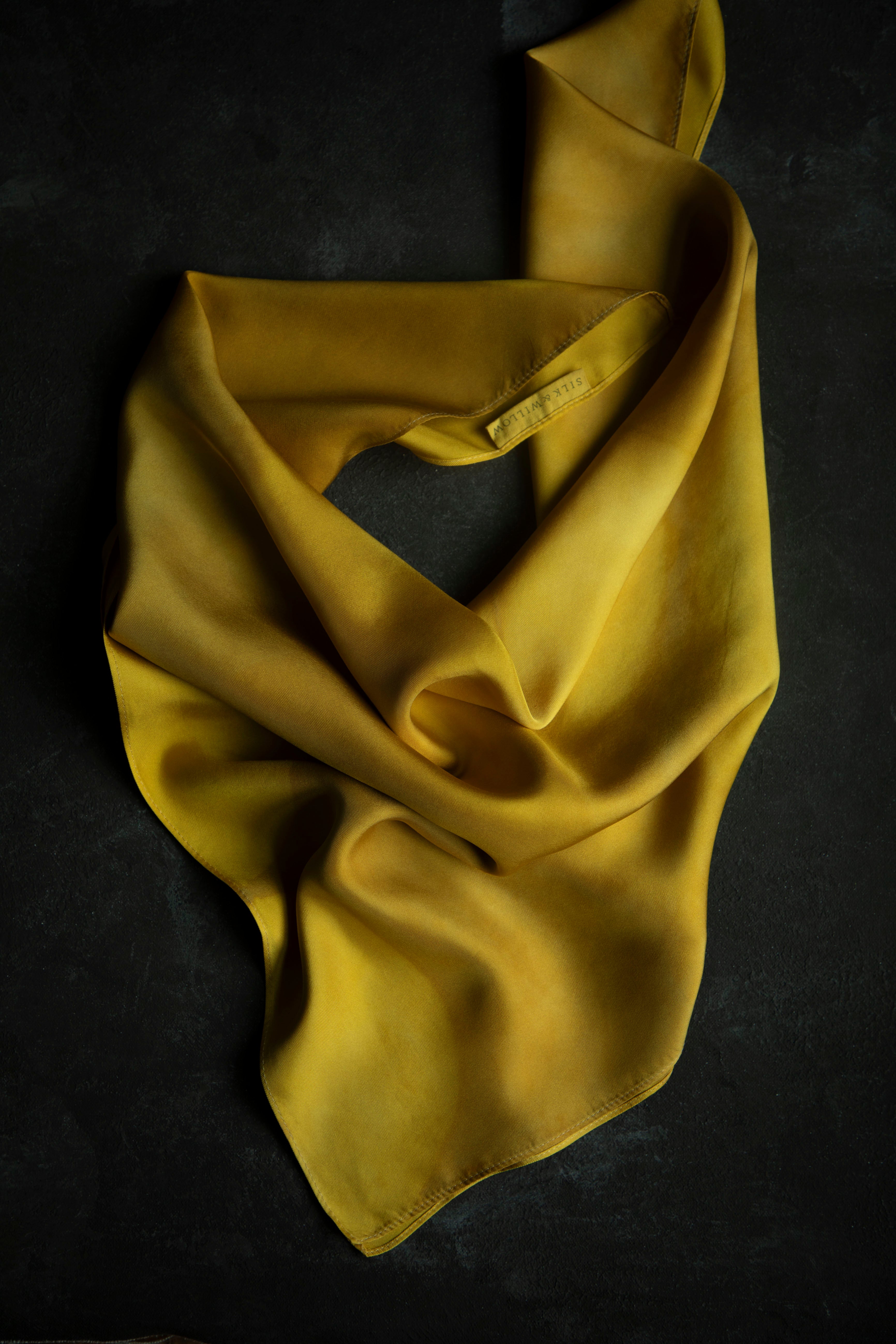 MARIGOLD SOL | 26 x 26 100% Silk Twill Scarf