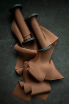 Terracotta ribbon for boho weddings