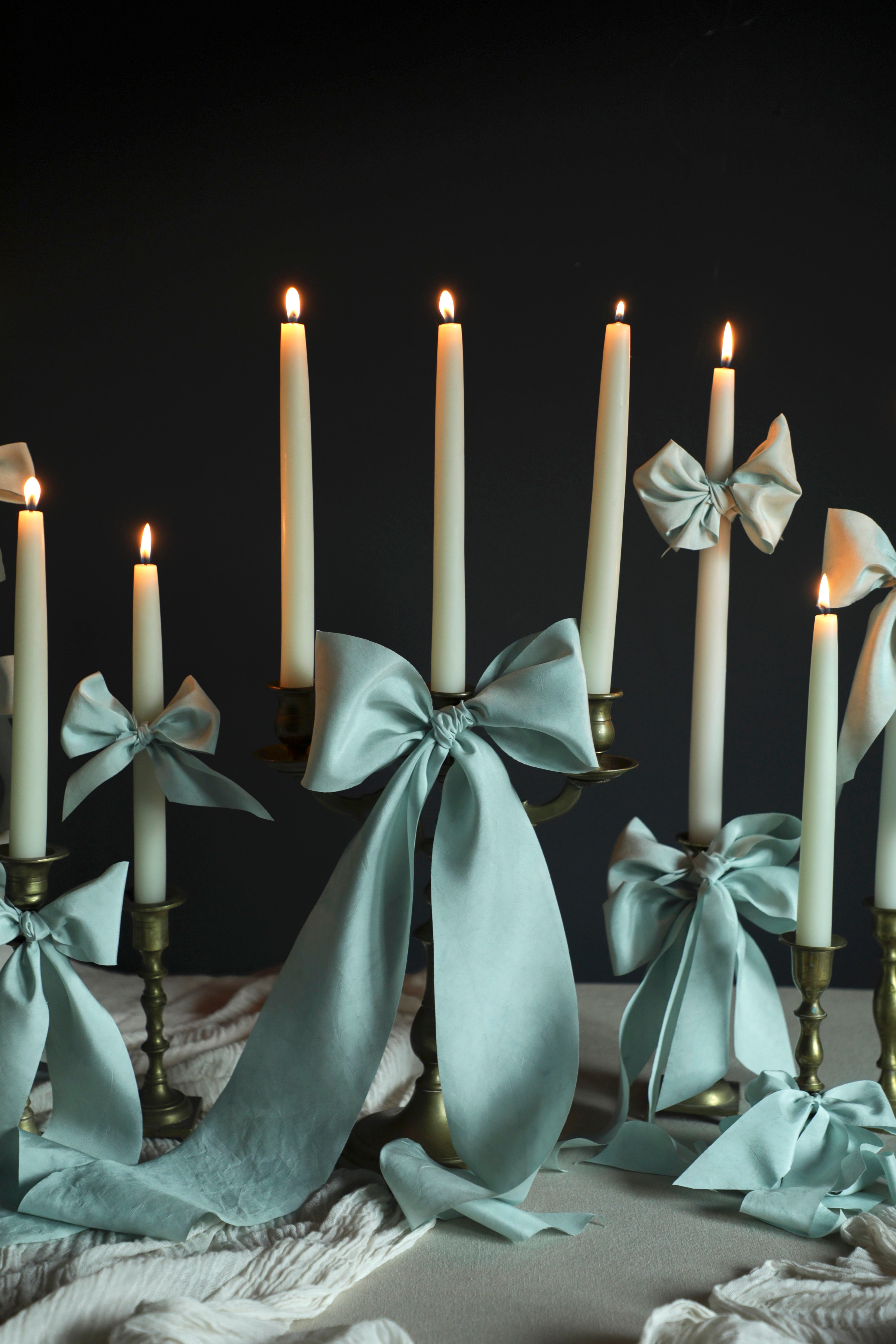 alice in wonderland blue silk ribbon