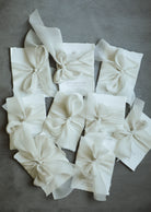 antique white wedding ribbon. the perfect bridal white