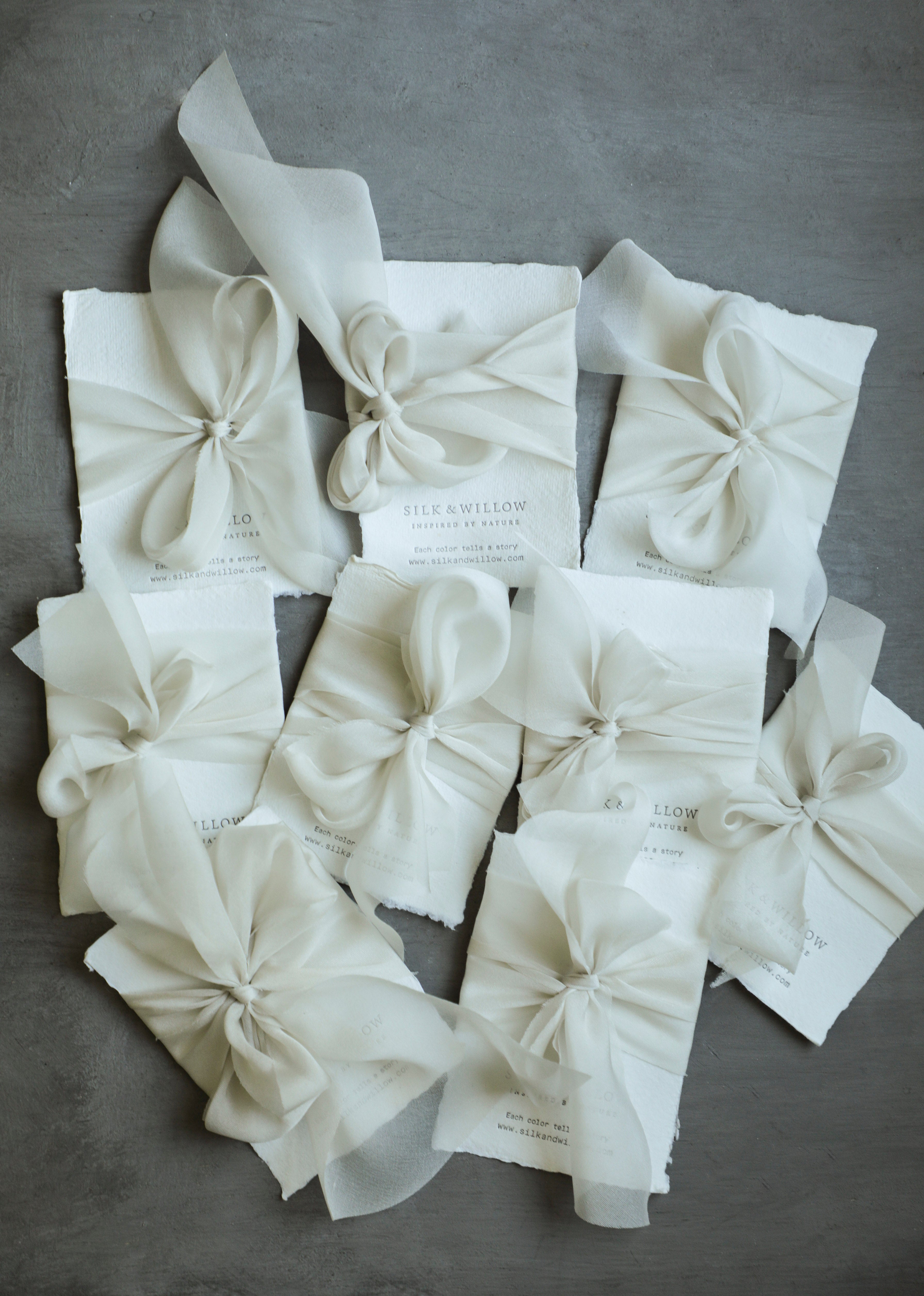 antique white wedding ribbon. the perfect bridal white