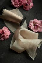 blush organic silk ribbon
