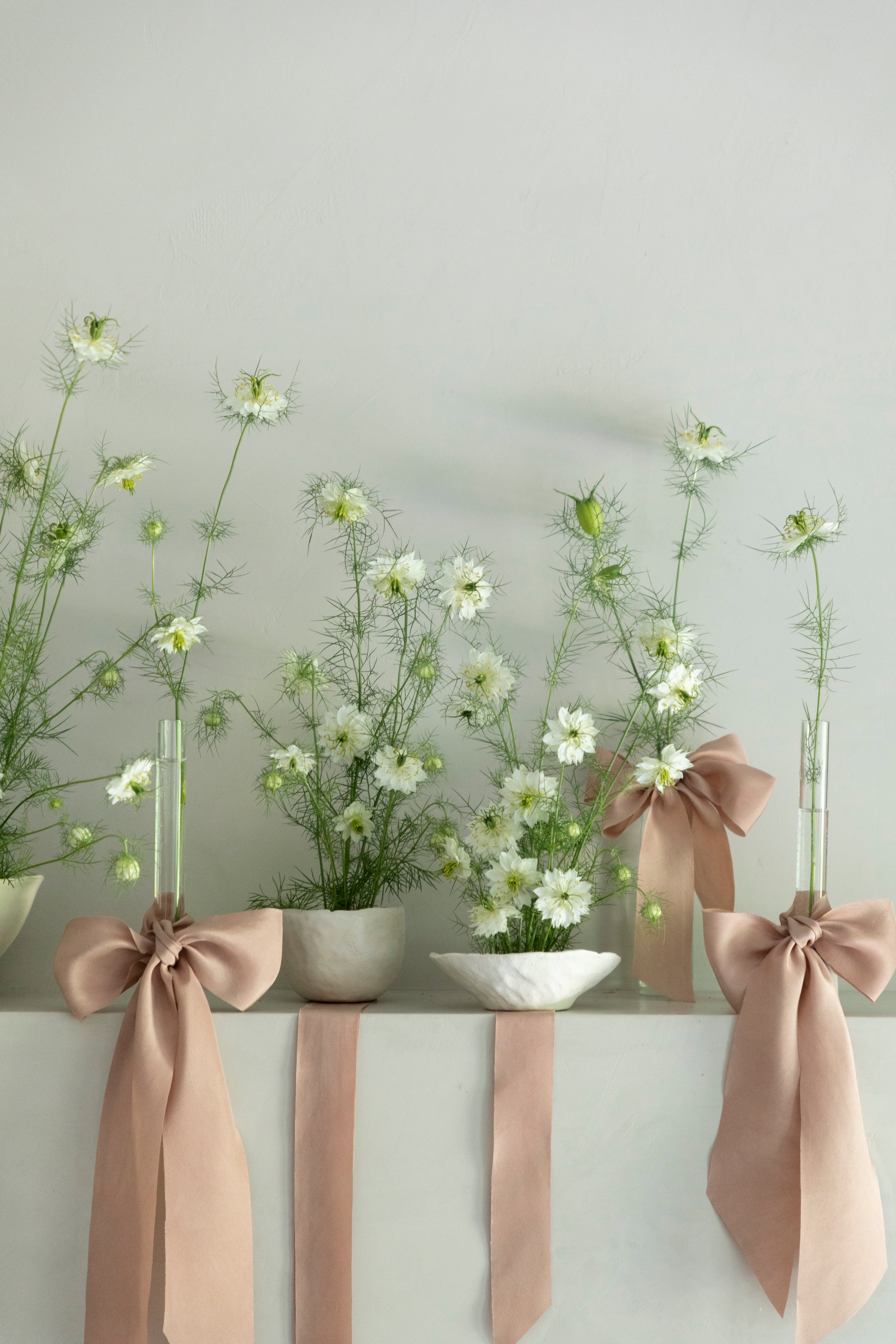 how to add bows to your floral design