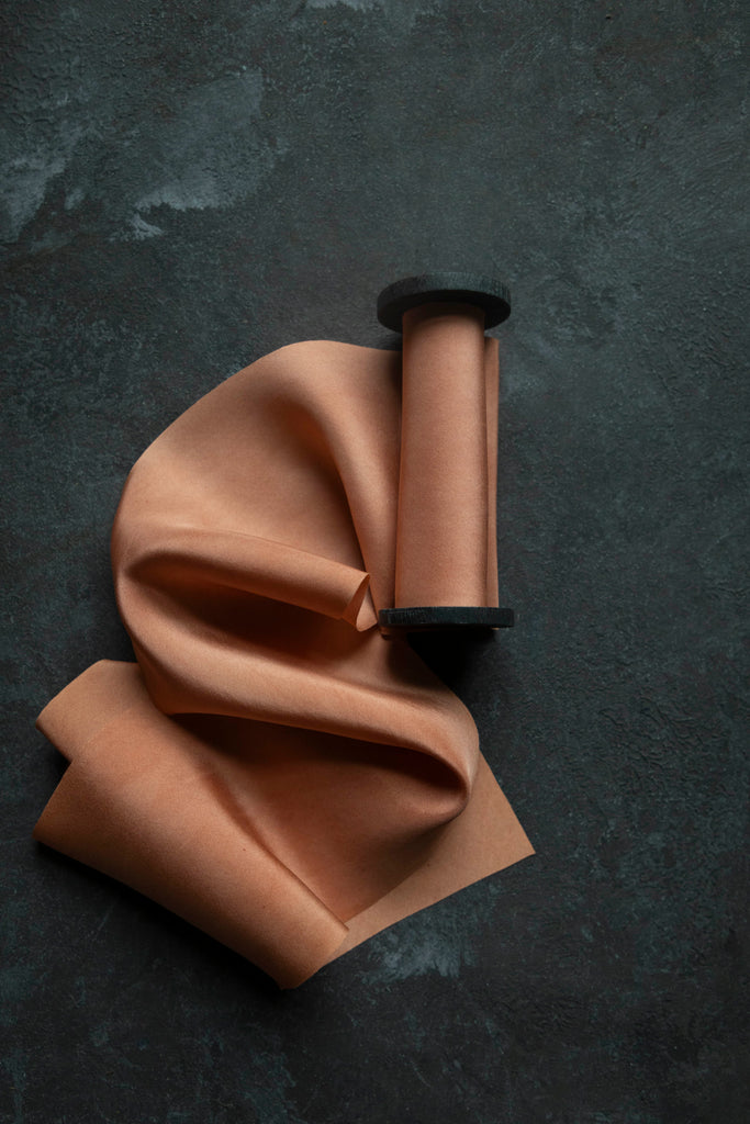 silk and willow coral ribbon