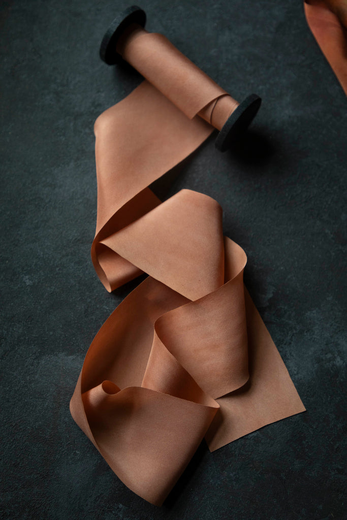 coral bridal bouquet silk ribbon 