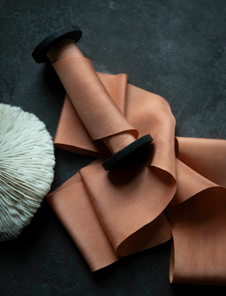coral silk ribbon