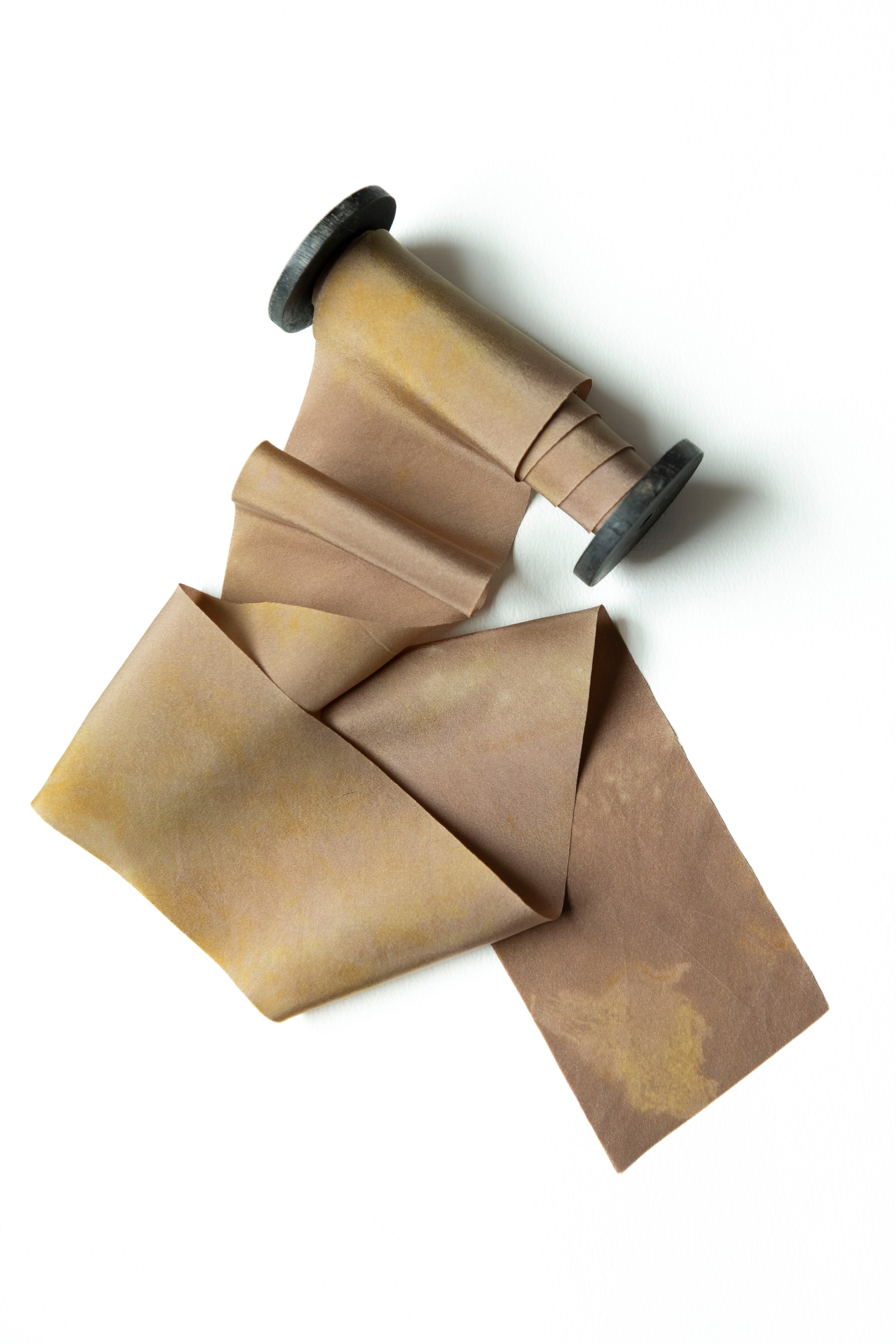 hand dyed silk ribbon for bridal bouquets