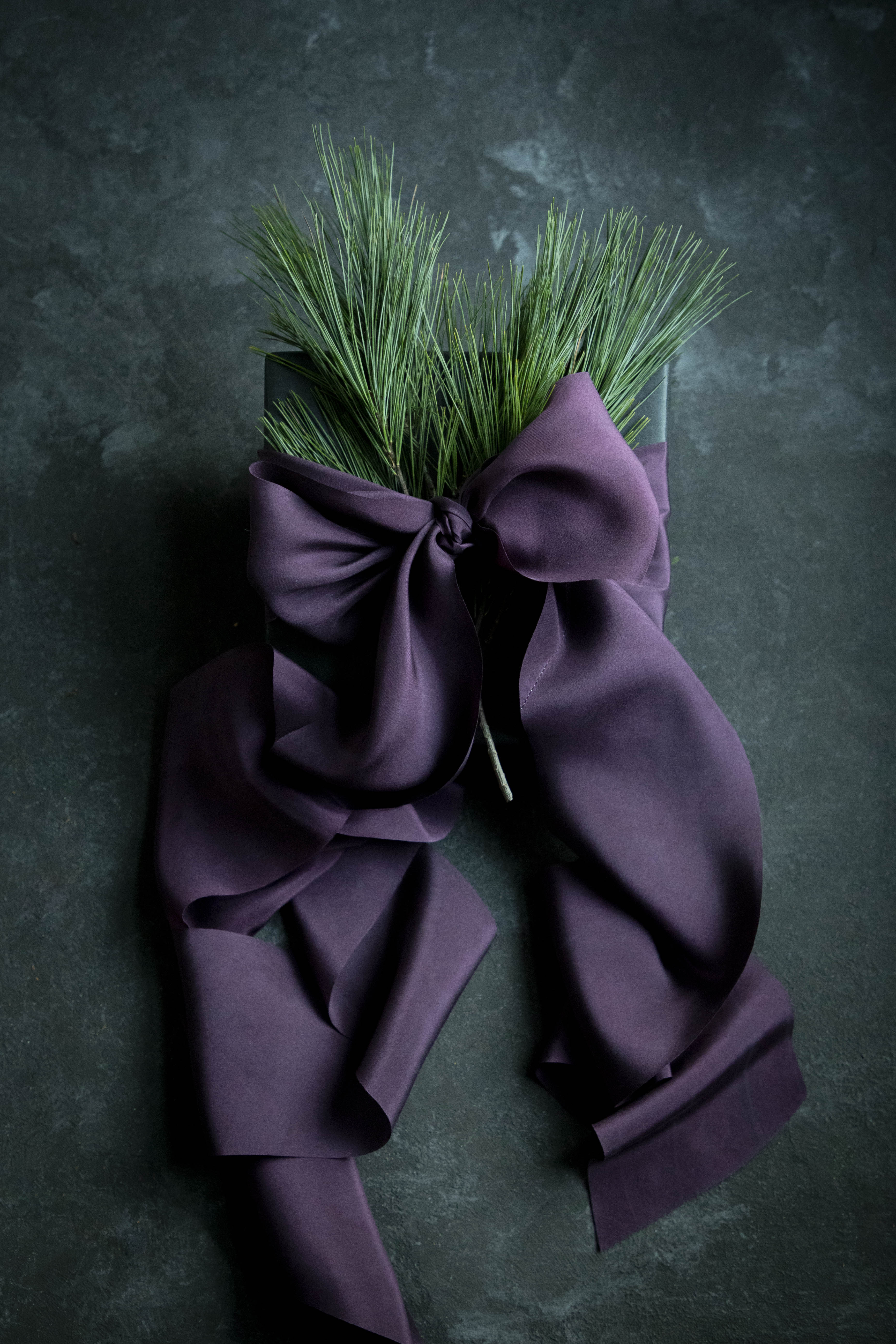 Dark Green Ribbon 3 Hand Dyed Cotton Bridal Bouquet Green Ribbon