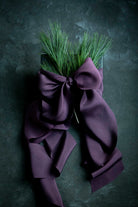 eggplant purple silk ribbon